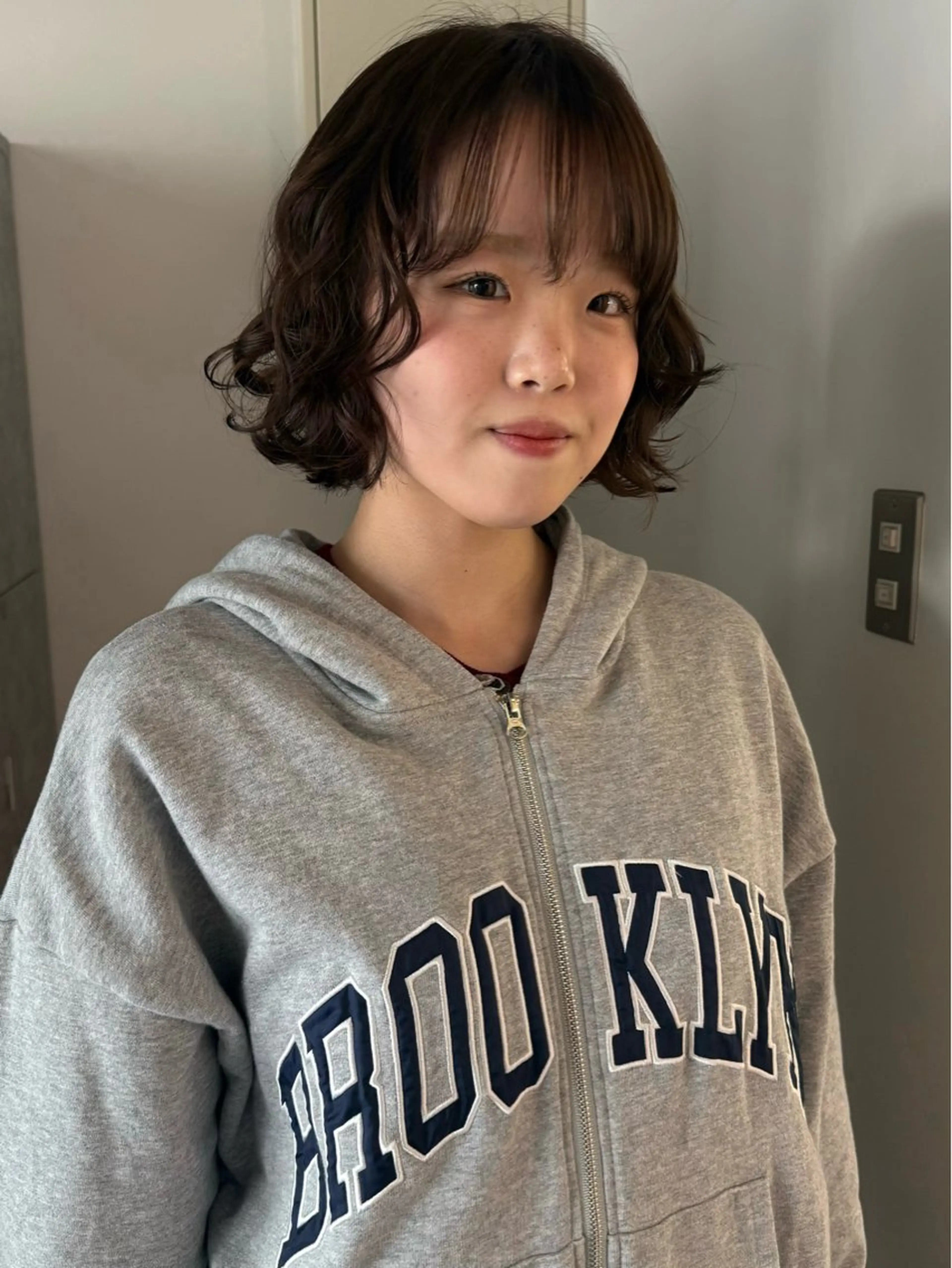 ショート ヘアカラー トリートメント 艶カラー/パーマ/ ‎kanahaʚଓ⋆のヘアスタイル