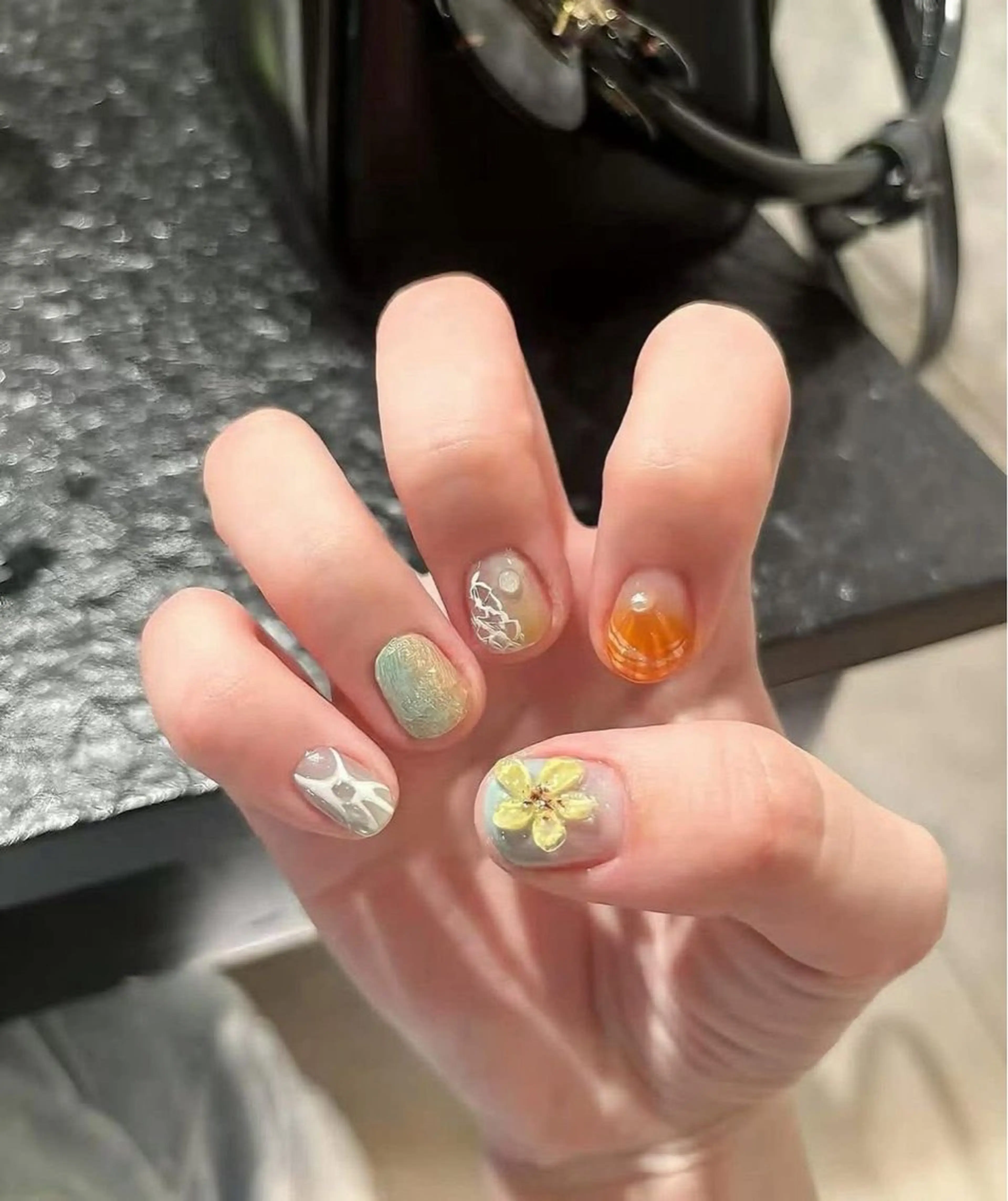 ネイル チークネイル フットネイル フレンチネイル グラデーション 韓国ネイル Yuki nail staffのネイルデザイン