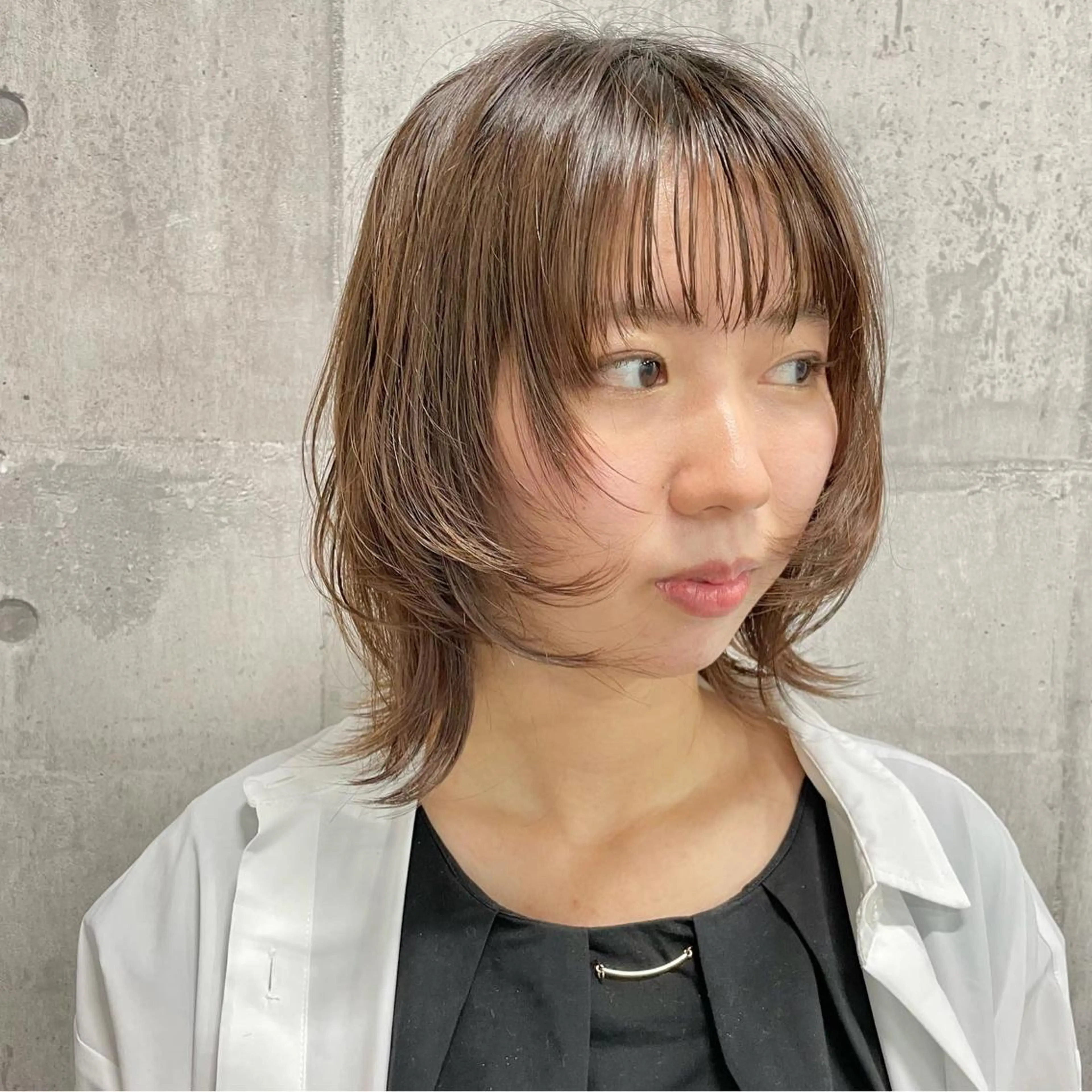 ミディアム カラー カット ヘアカラー トリートメント タケダケイ /ショート/ボブのヘアスタイル