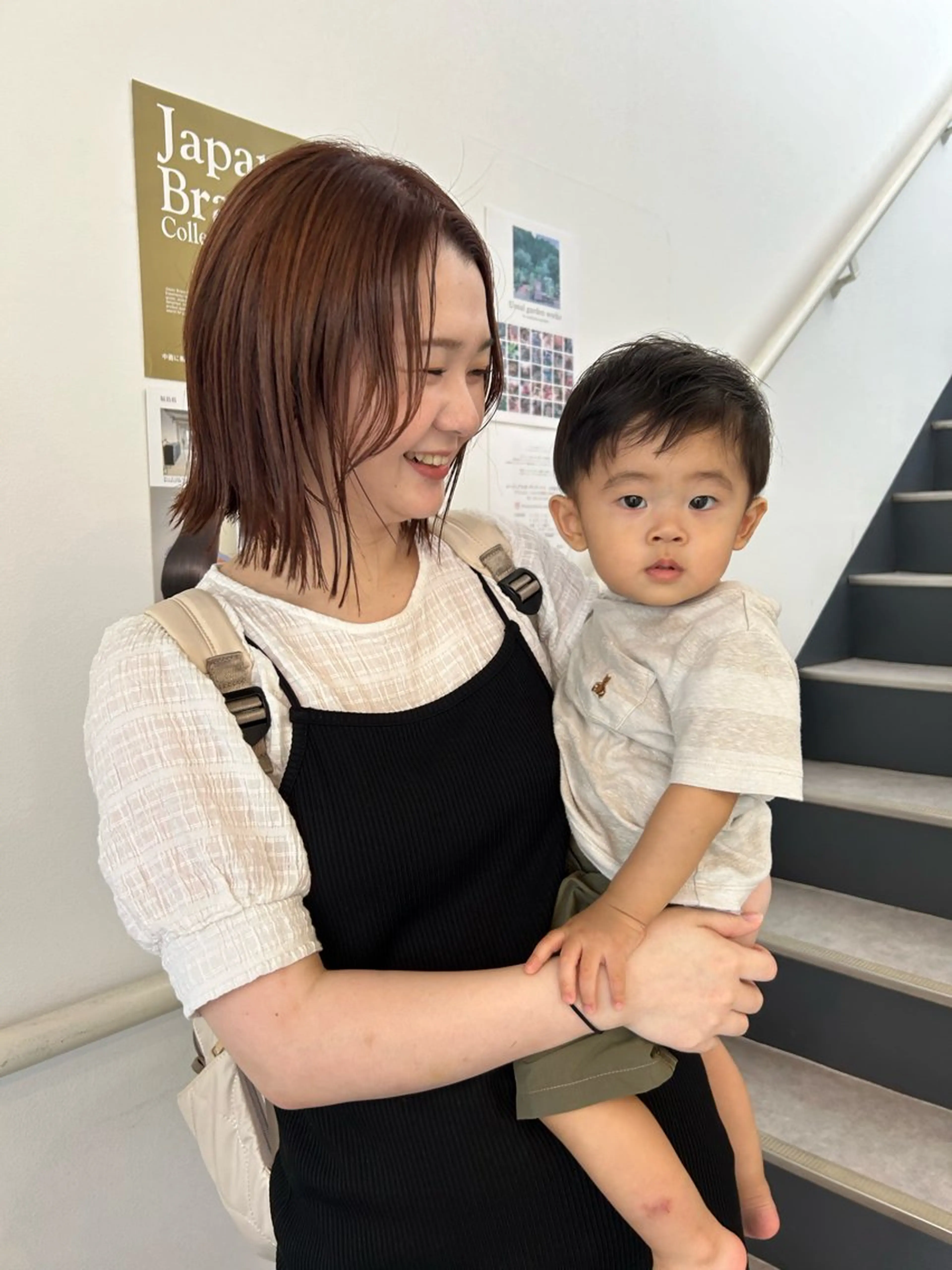 ミディアム キッズ カット Yui. レイヤー/パーマのヘアスタイル