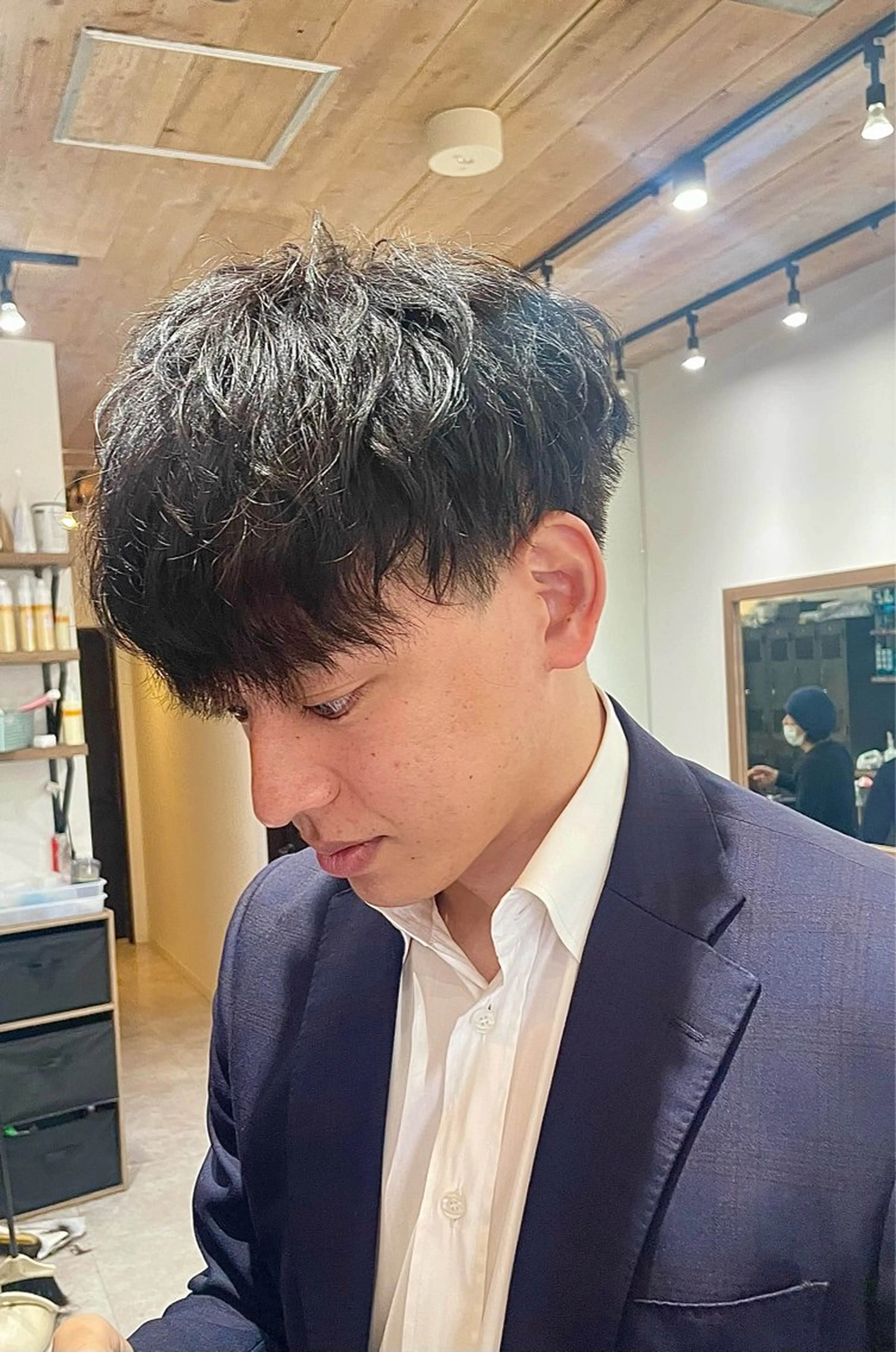 メンズ 韓国カット/透明感 Re.Labo岡本のヘアスタイル
