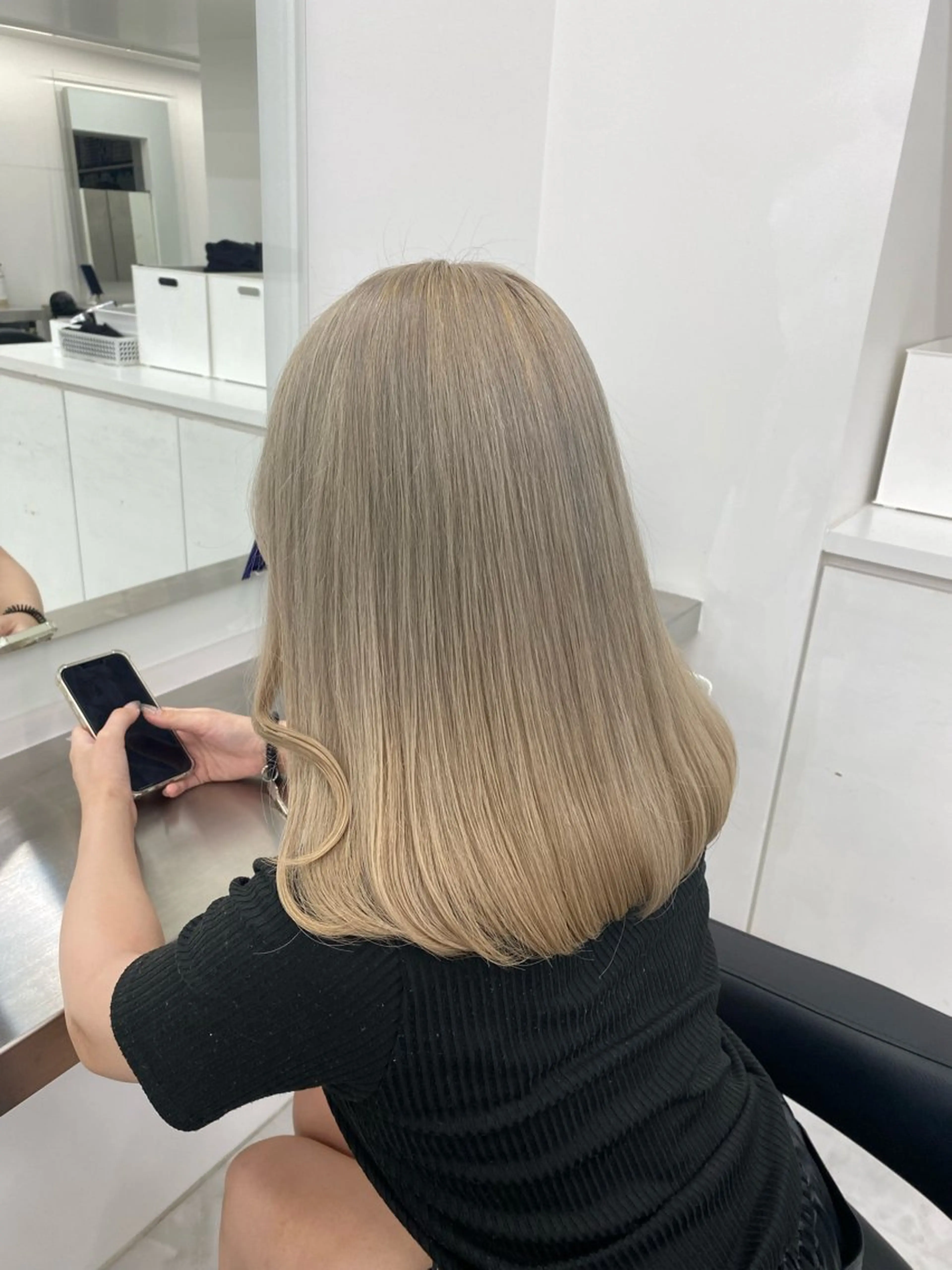 ミディアム 🤍やわらか抜け感 hair🤍RINのヘアスタイル