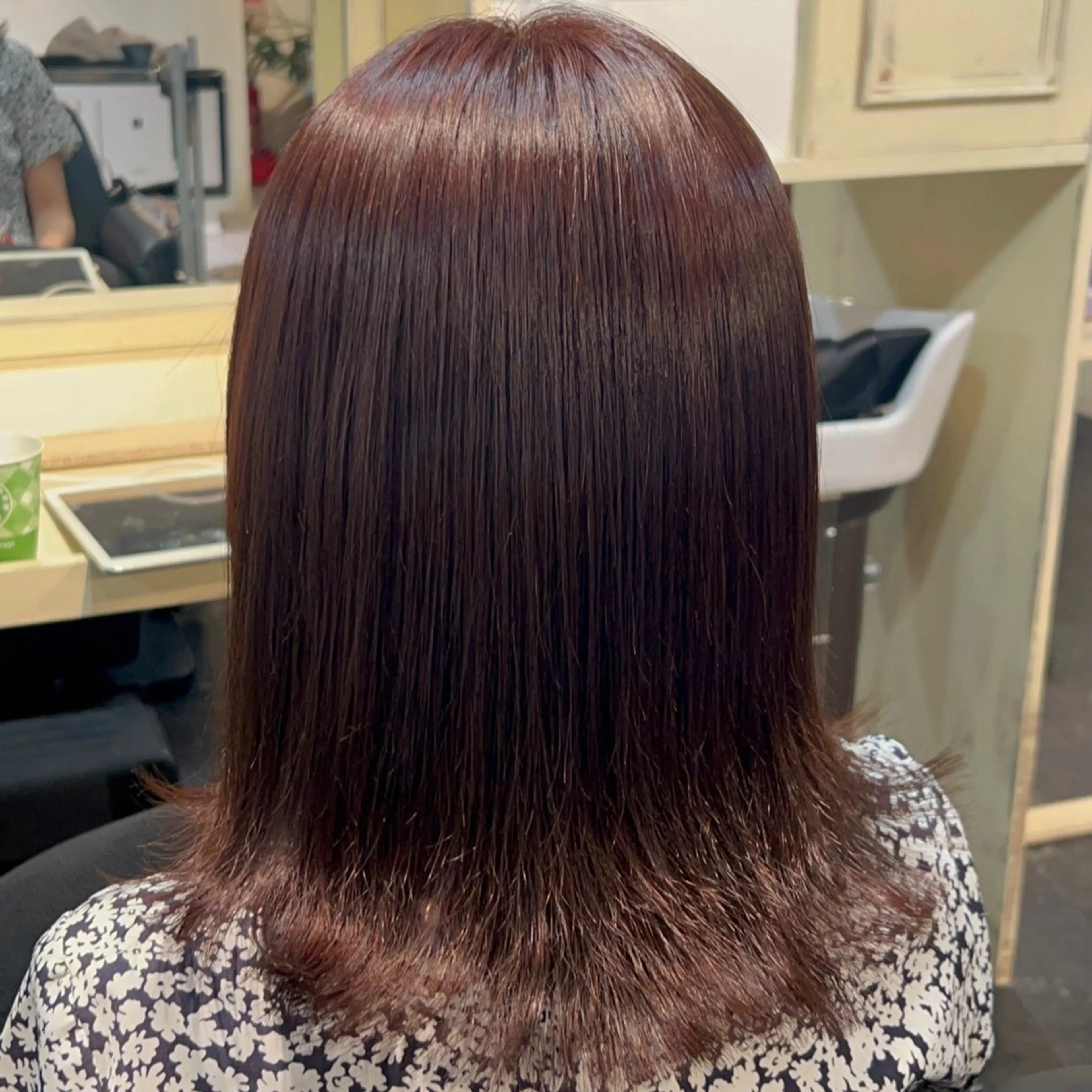 ミディアム カラー イルミナカラー トリートメント ナチュラルカラー 🪄🧸✨れなのヘアスタイル