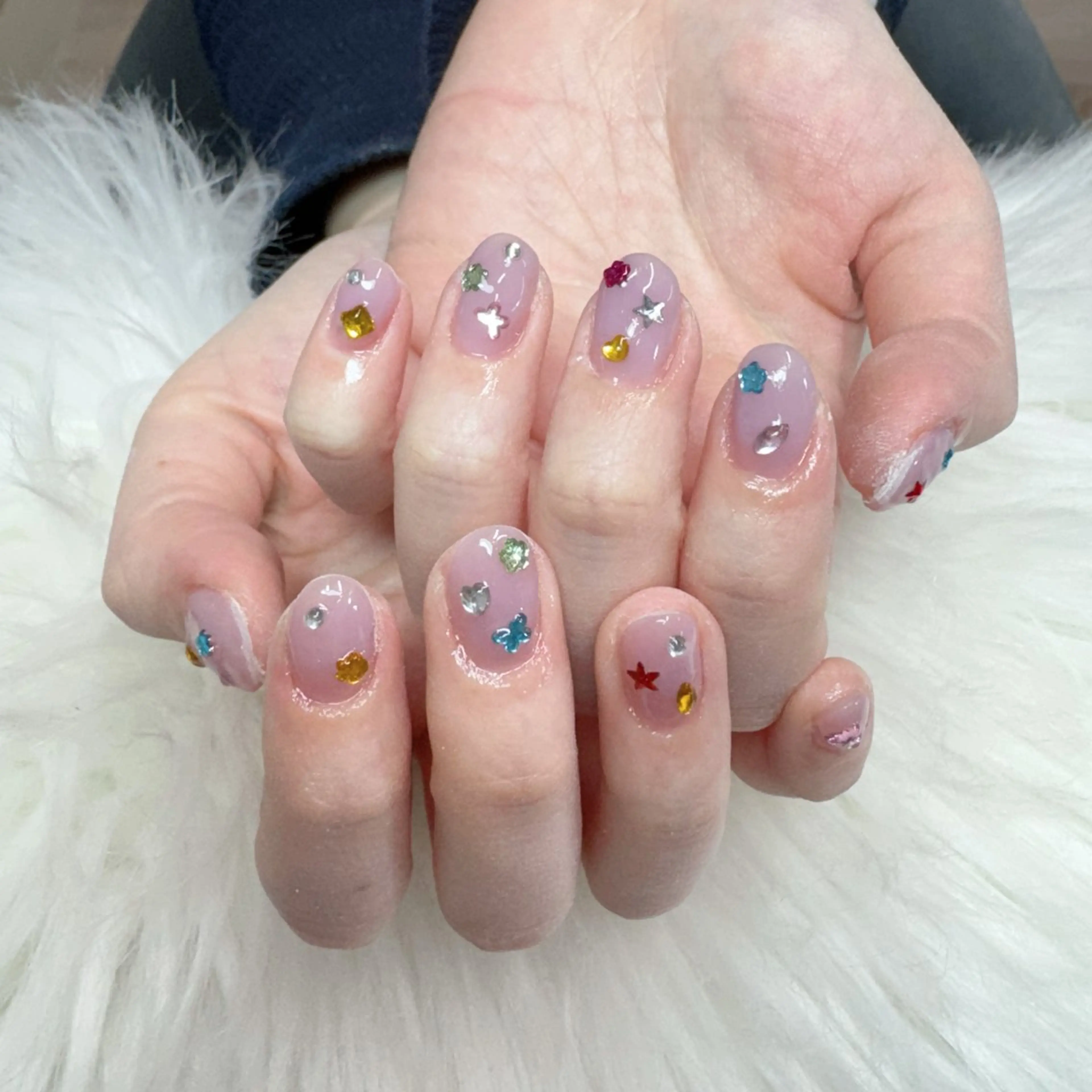 ネイル ハンドネイル 🧸yuki🍯 パラジェル取扱店🐝のネイルデザイン