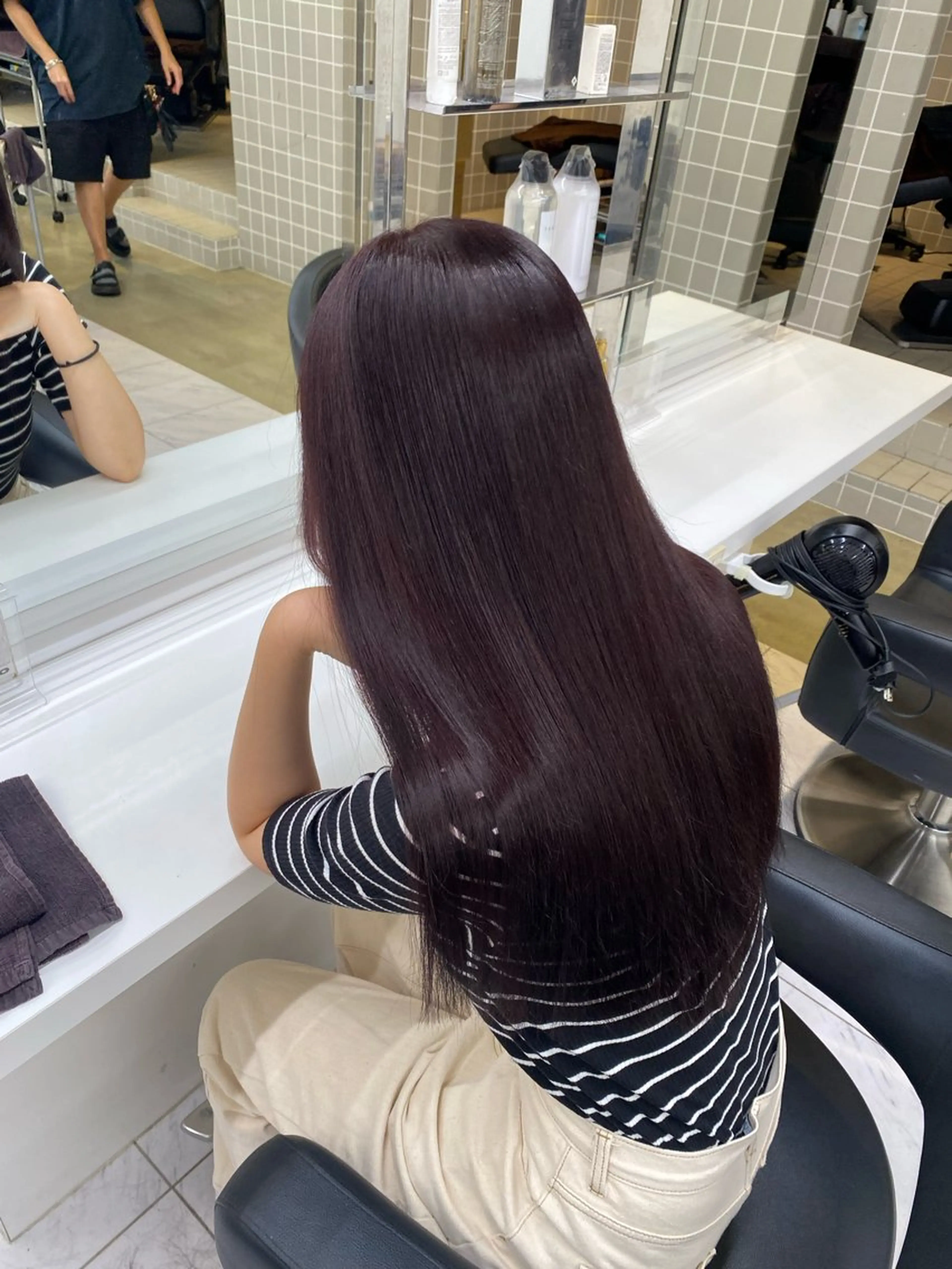 ミディアム カラー ヘアアレンジ キッズ ラベンダーカラー TRU Shino🦋のマツエク・マツパデザイン