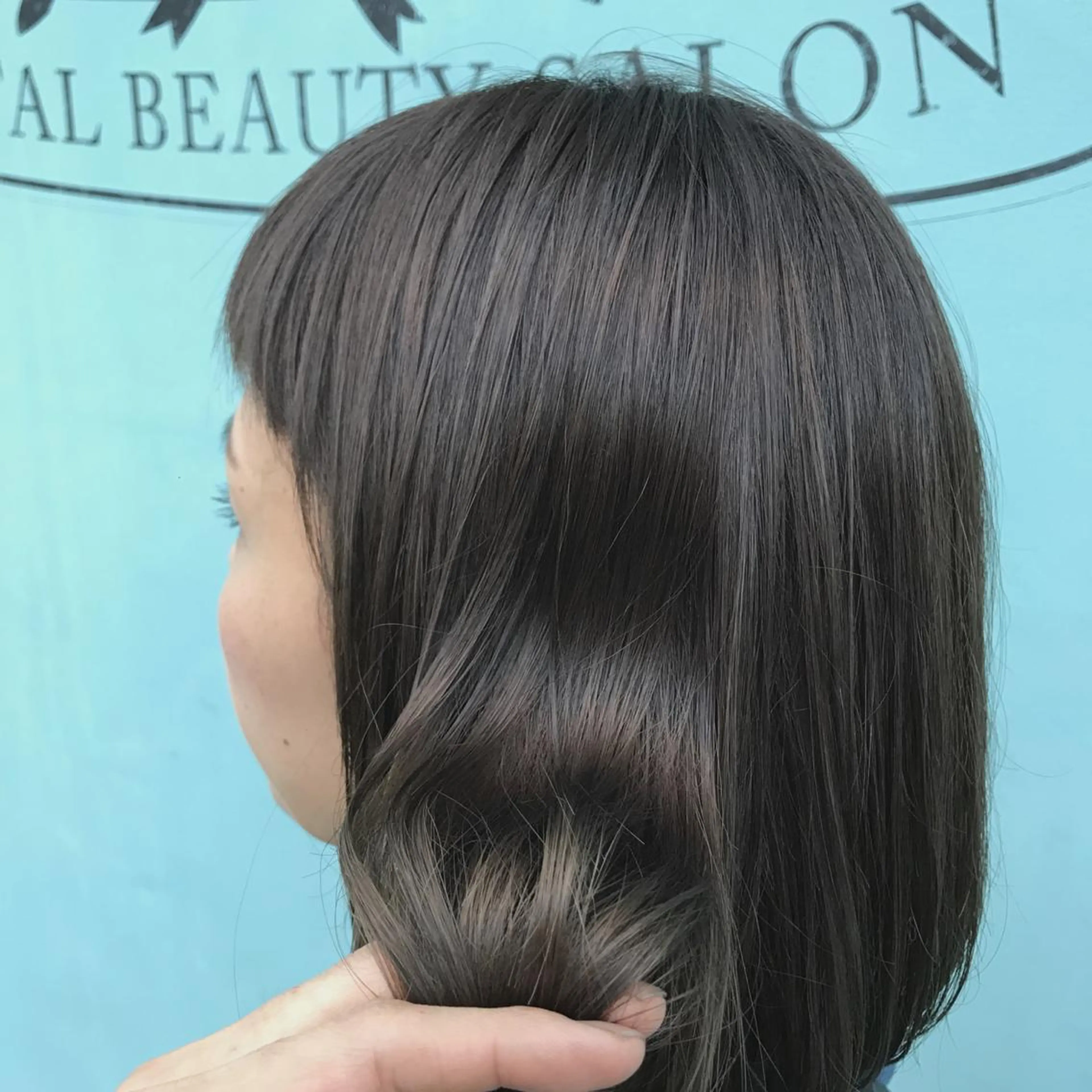 【毎日のお手入れを楽に🫧】カット+縮毛矯正+卵殻膜TRの写真