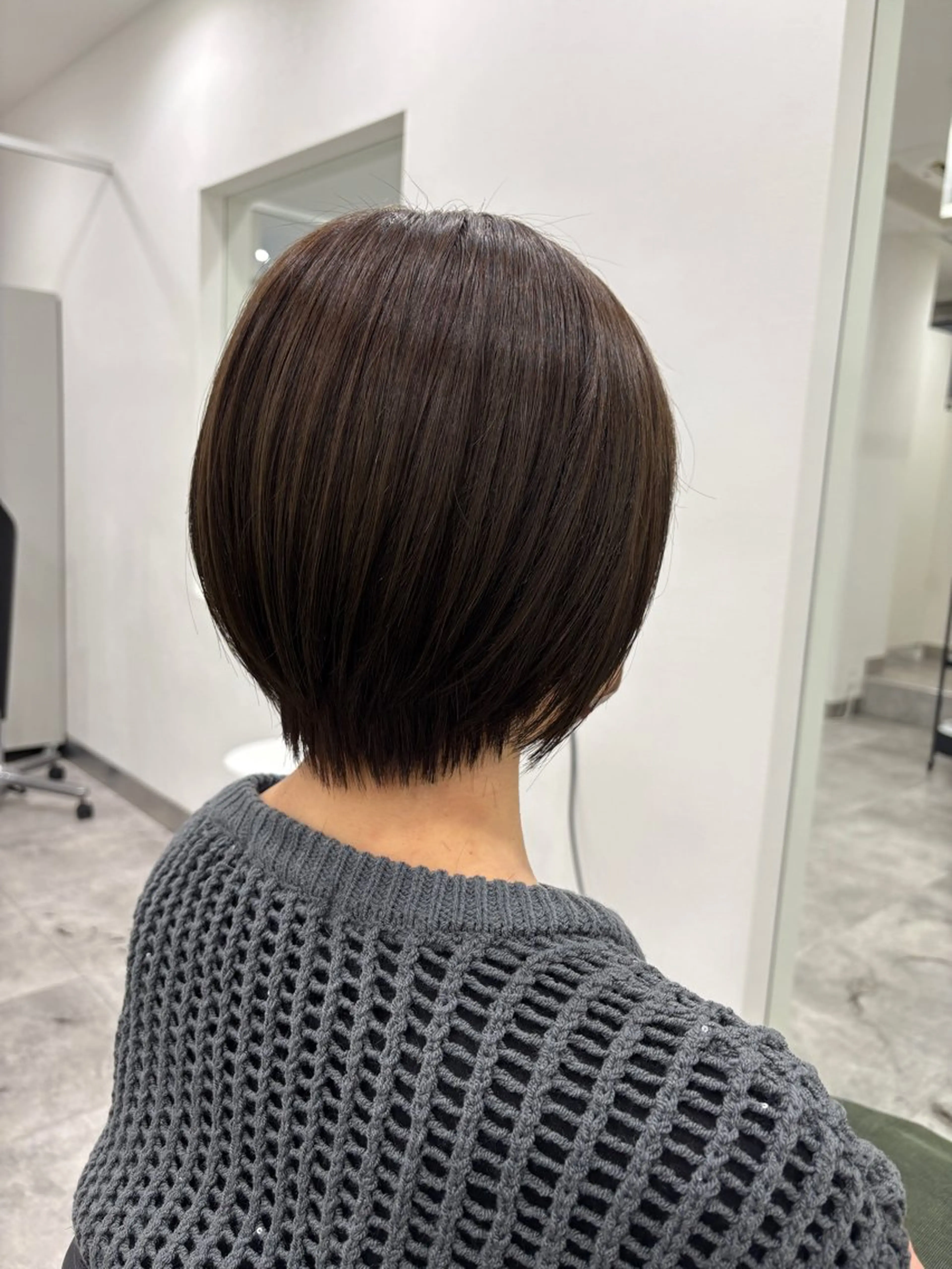 ショート カラー ブリーチ ケアブリーチ ボブ 韓国風ヘア レイヤーカット 💝似合わせカット& カラーＵｒｕｎａ💝のヘアスタイル