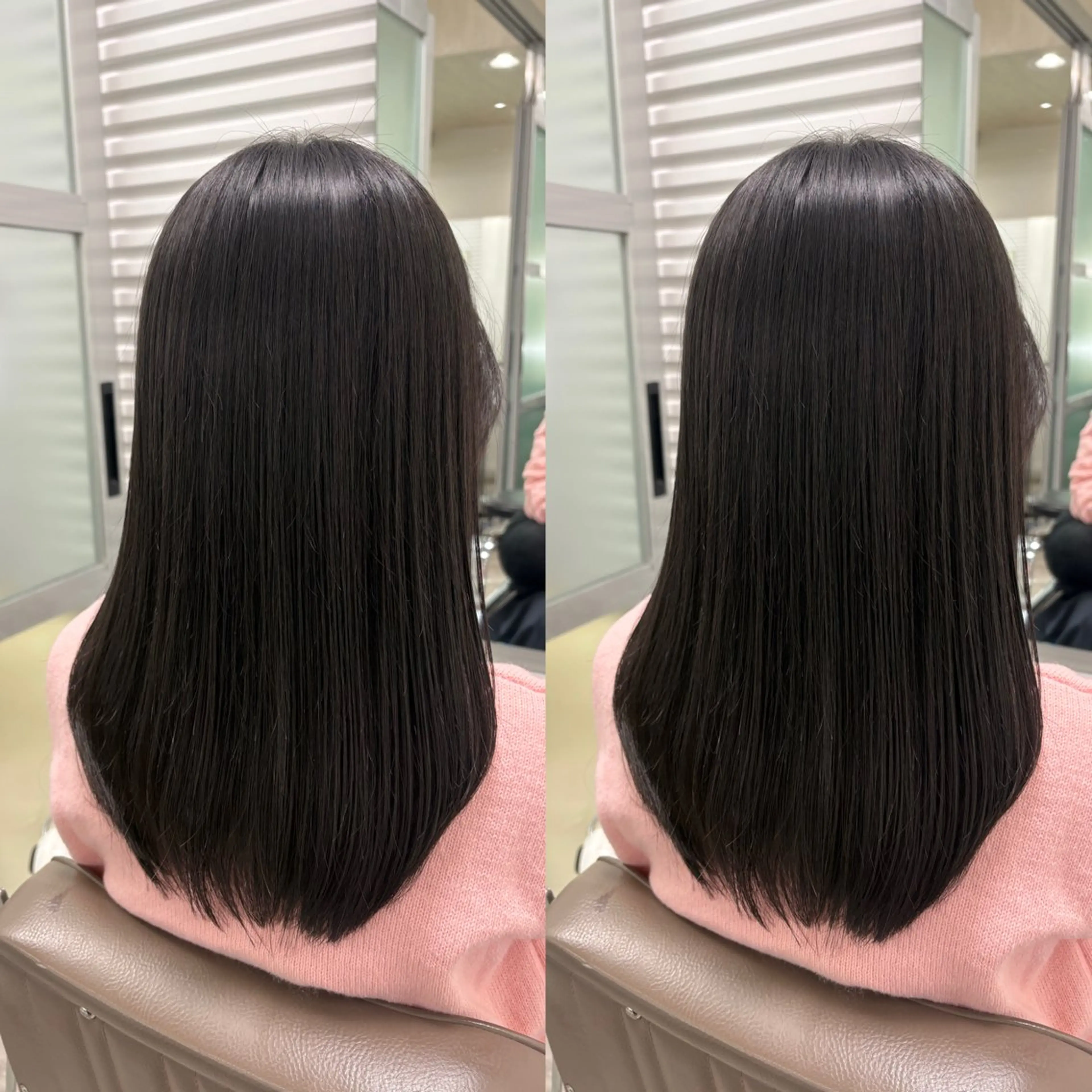 ロング カラー オリーブグレー モデル様募集中⭐️ みゆのヘアスタイル