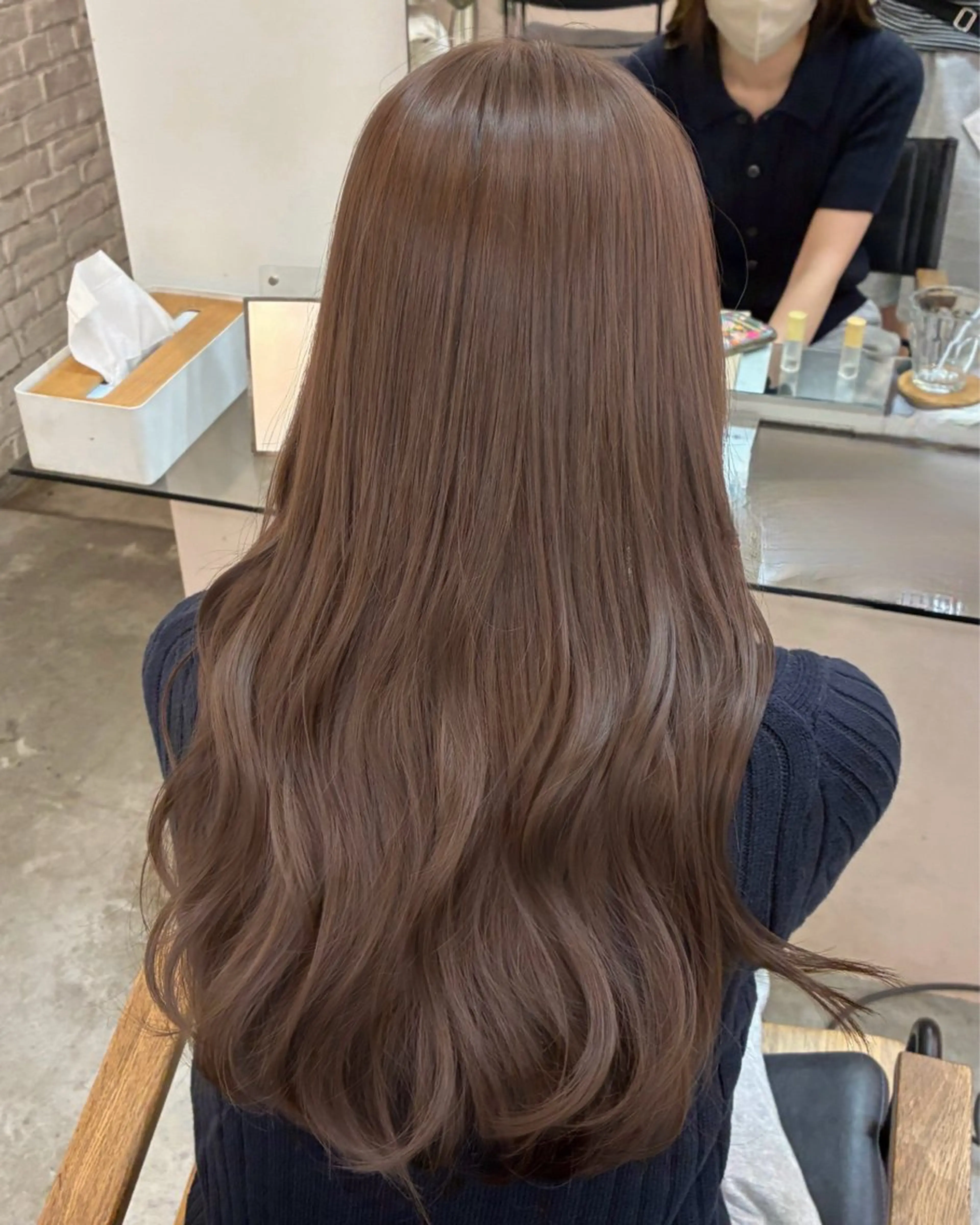 【美髪目指したい人】ワンカラー+𝐀𝐮𝐣𝐮𝐚 𝐭𝐫𝐞𝐚𝐭𝐦𝐞𝐧𝐭✨️💎の写真