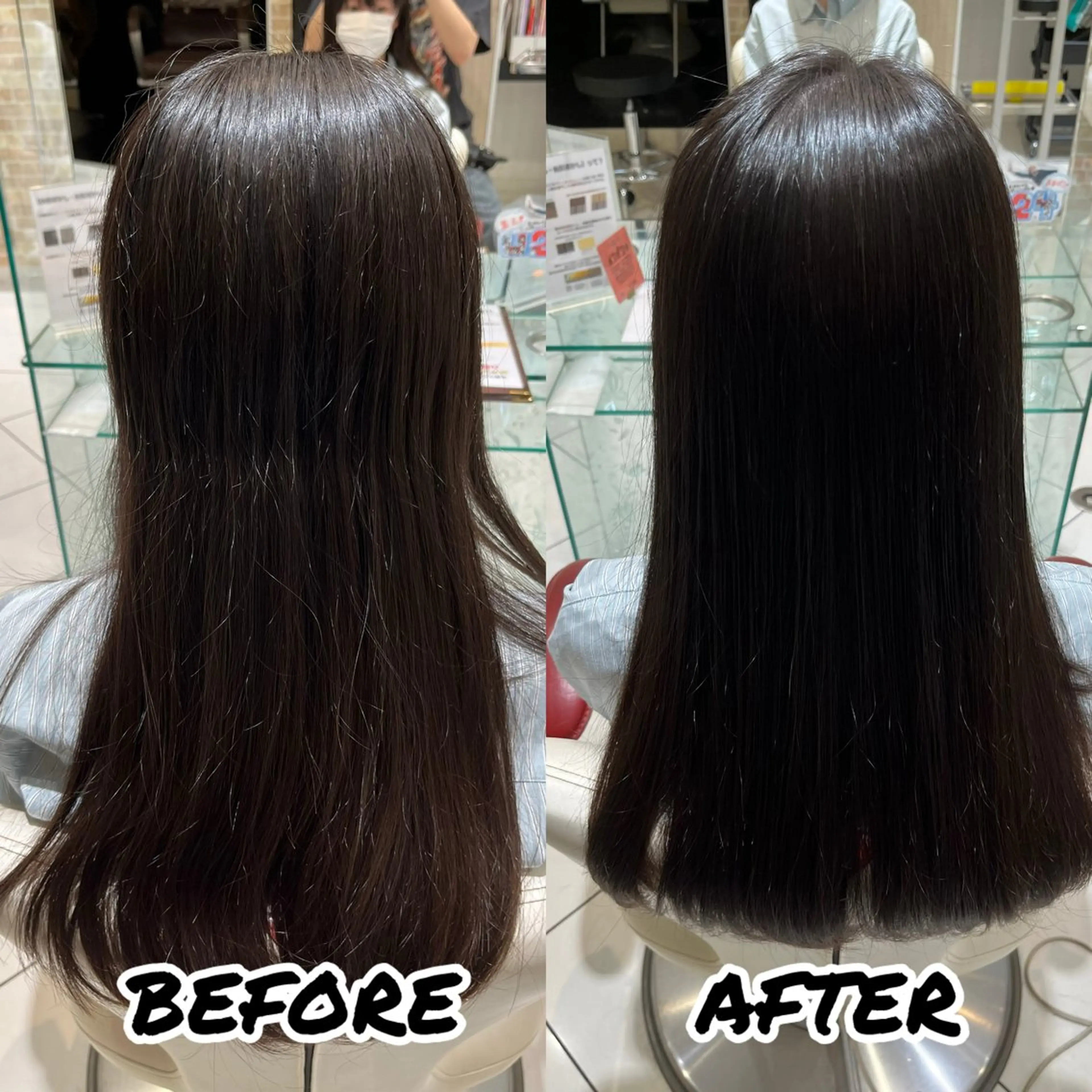 ロング カット 縮毛矯正 トリートメント 髪質改善美容師 鈴木のヘアスタイル