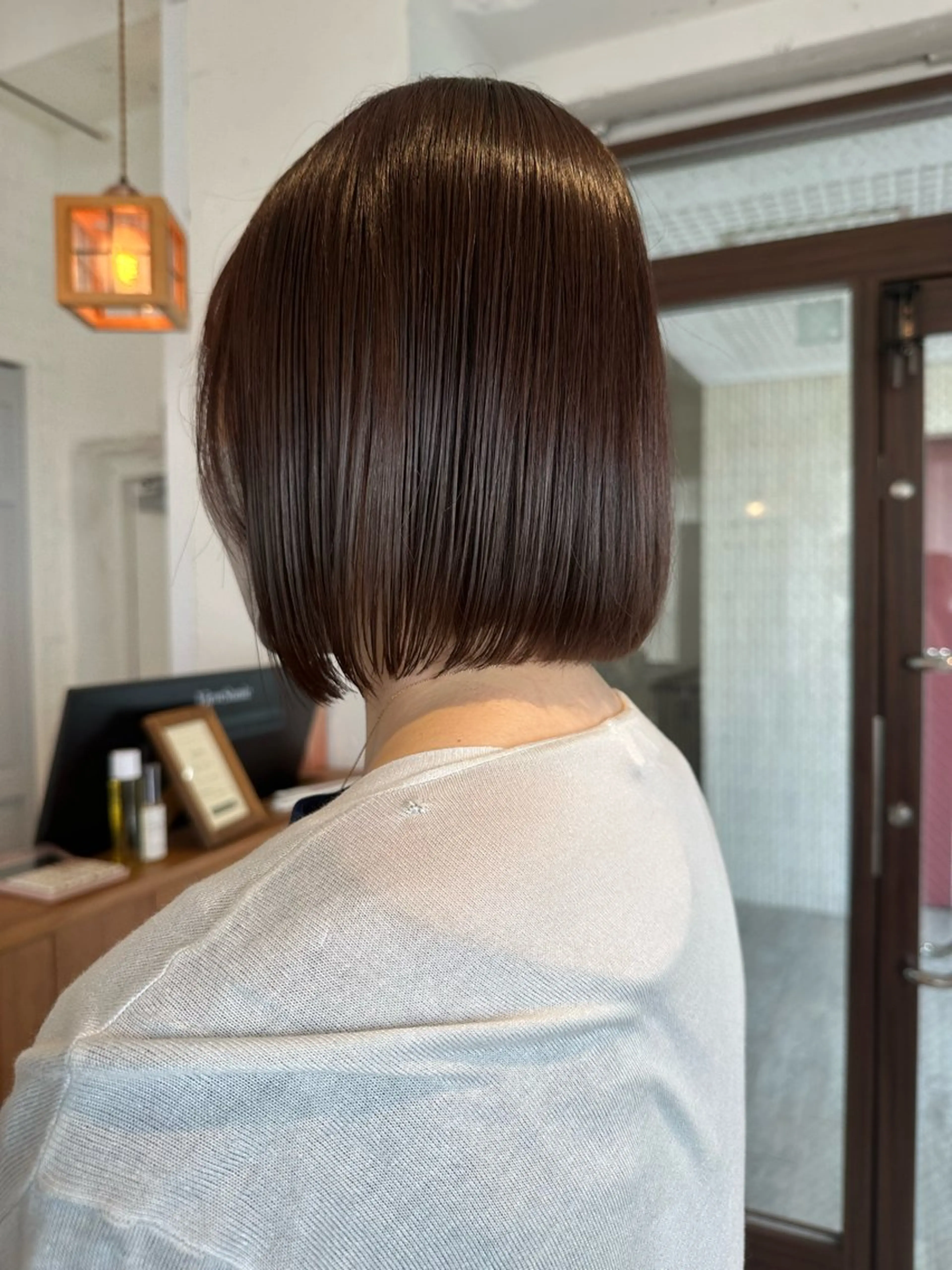 ショート カラー カット 縮毛矯正 トリートメント ブリーチカラー🫧 森　凪沙のヘアスタイル