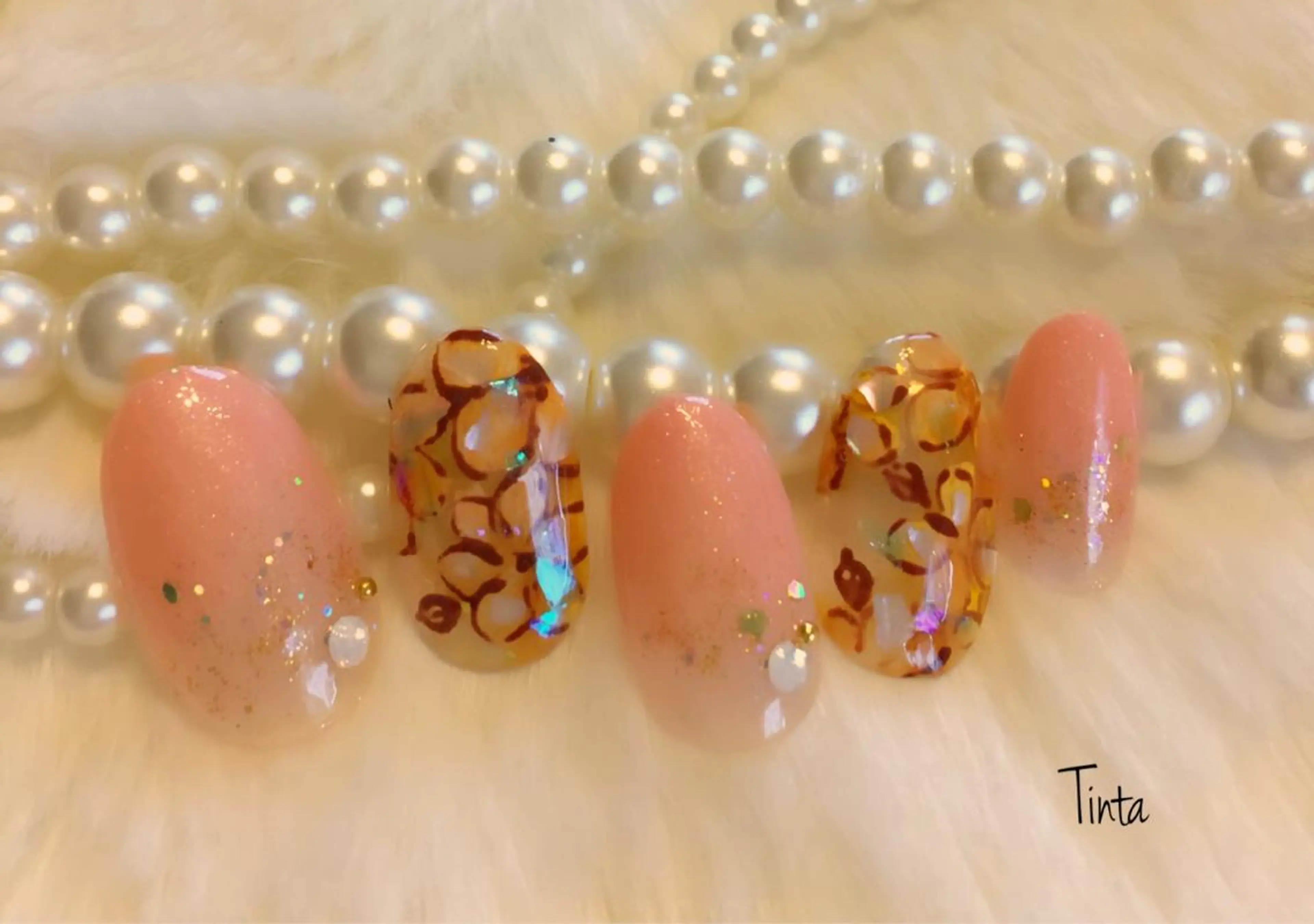 ネイル フラワーネイル 馬場 典子のネイルデザイン