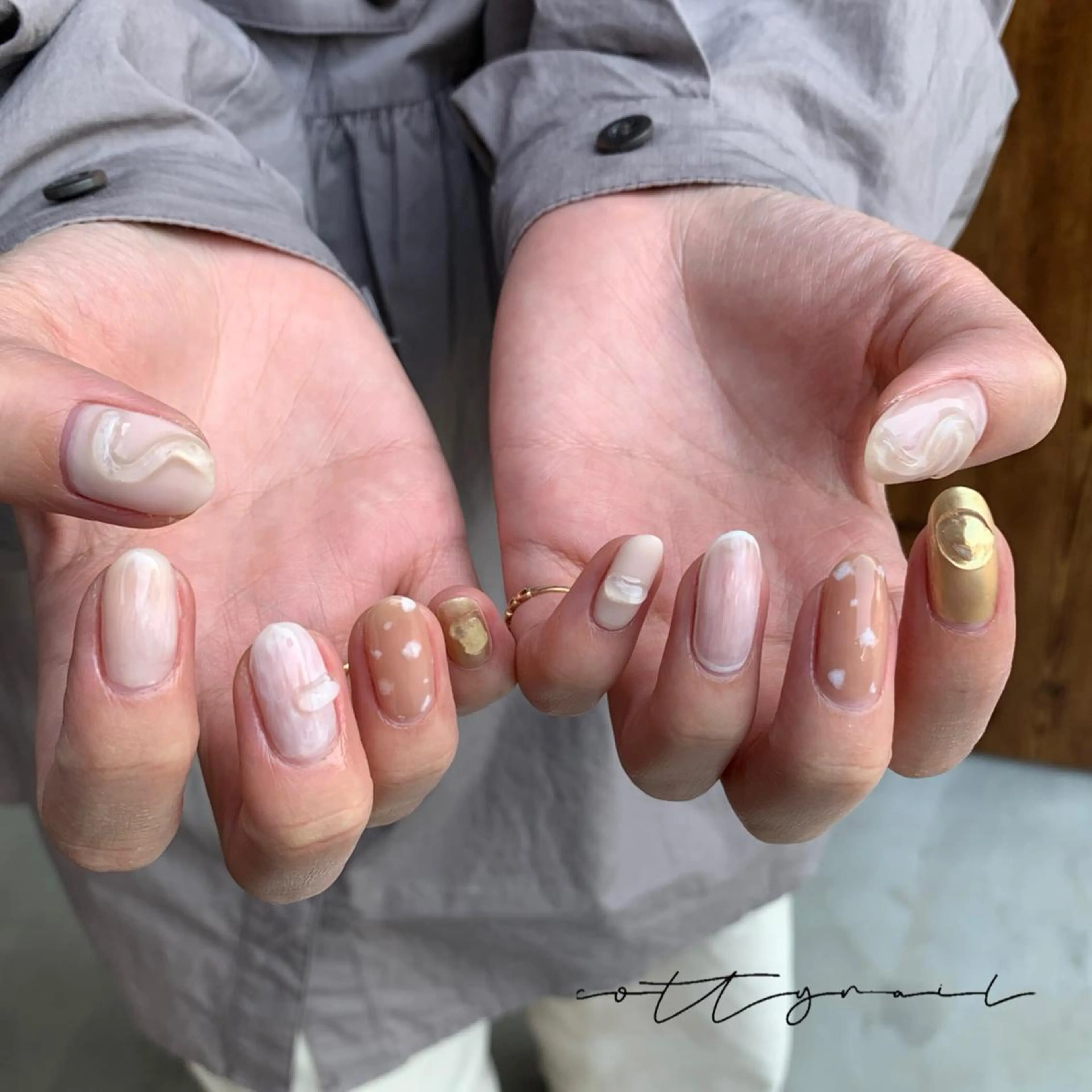 ネイル アートネイル ジェルネイル ニュアンスネイル cottynail -miki-のその他イメージ