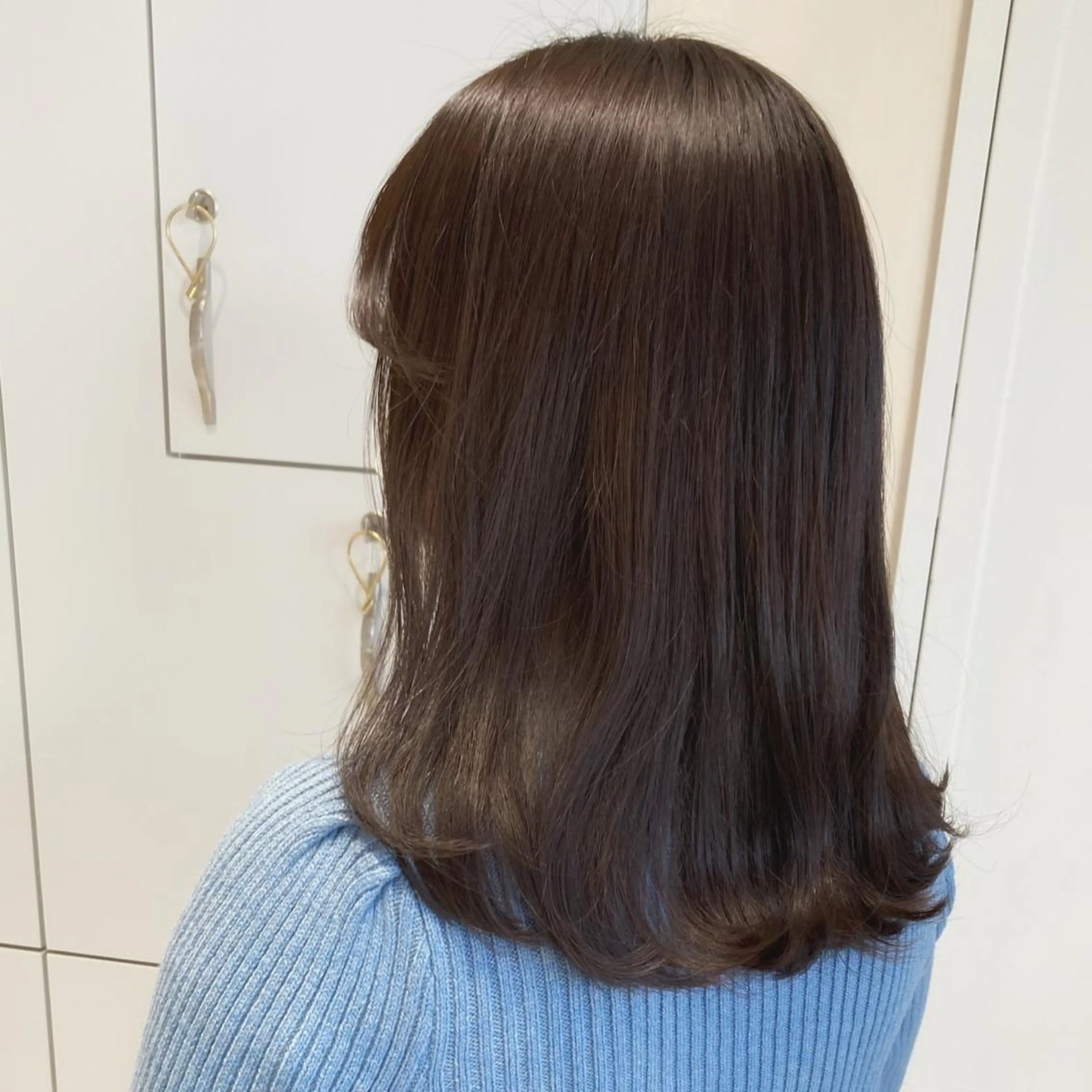 ミディアム カラー 透明感カラー グレージュ 髪質改善 トリートメント MURANAKA RYOのヘアスタイル