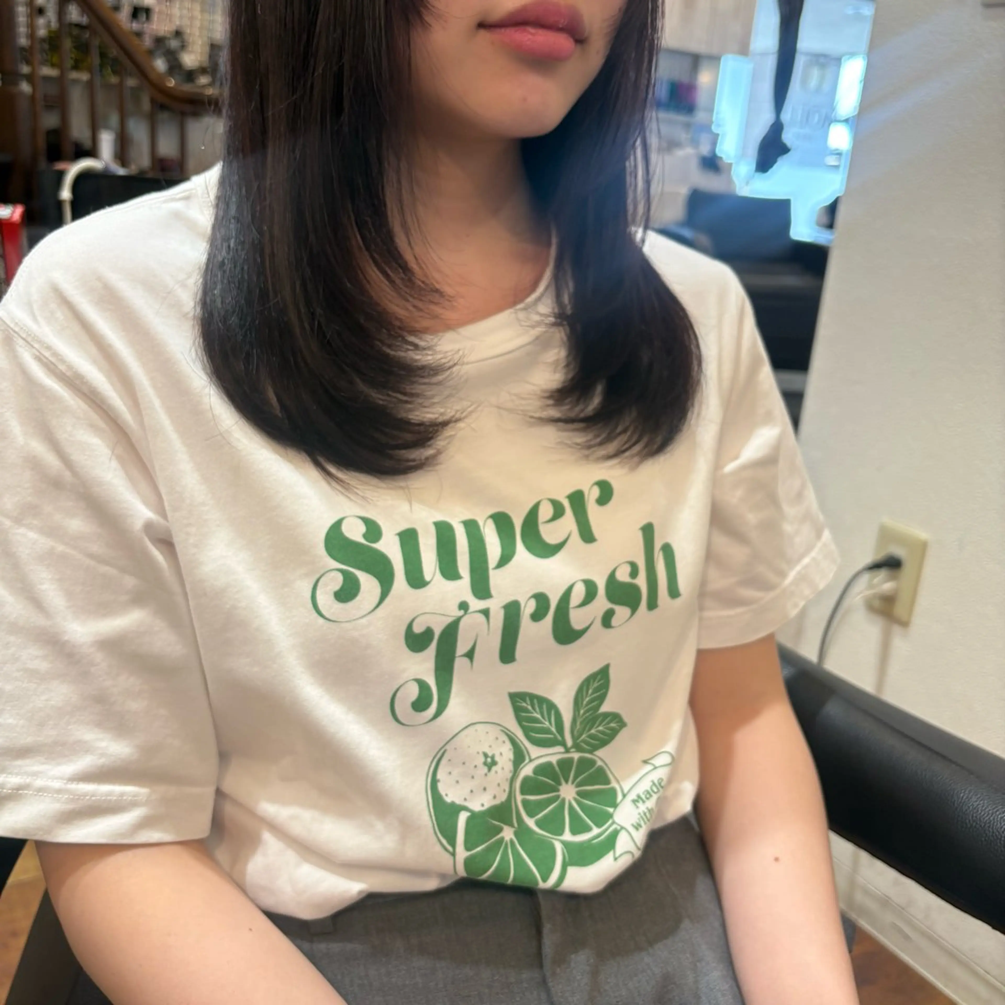 ロング レイヤーカット MOLLASALON 浅香山店所属・髪質改善カラー 縮毛矯正🤍辻桃加のヘアスタイル