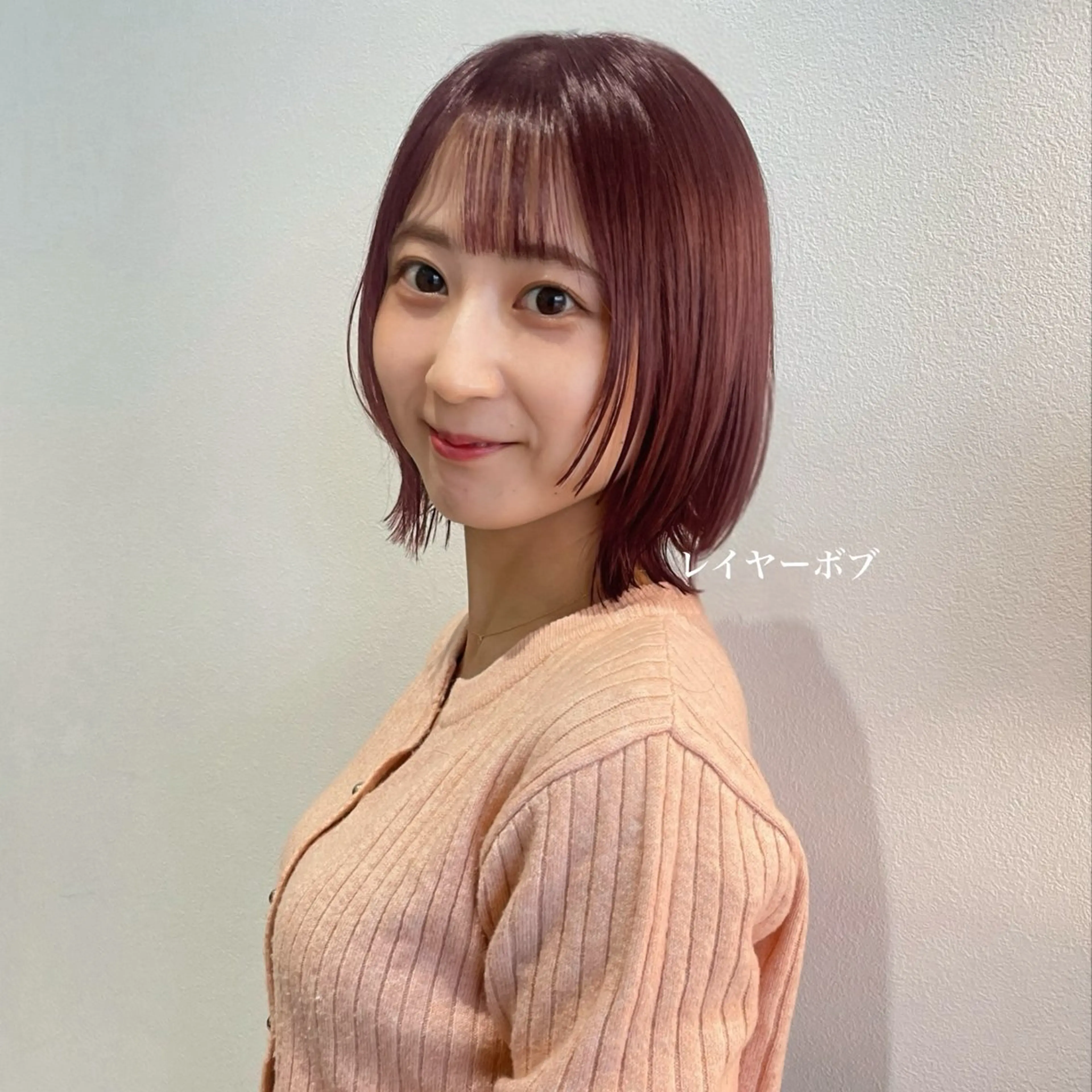 ショート カラー ボブレイヤー ボブ レイヤーカット カット ヘアカラー トリートメント 北九州美容室 🕊️わかな✂︎のヘアスタイル