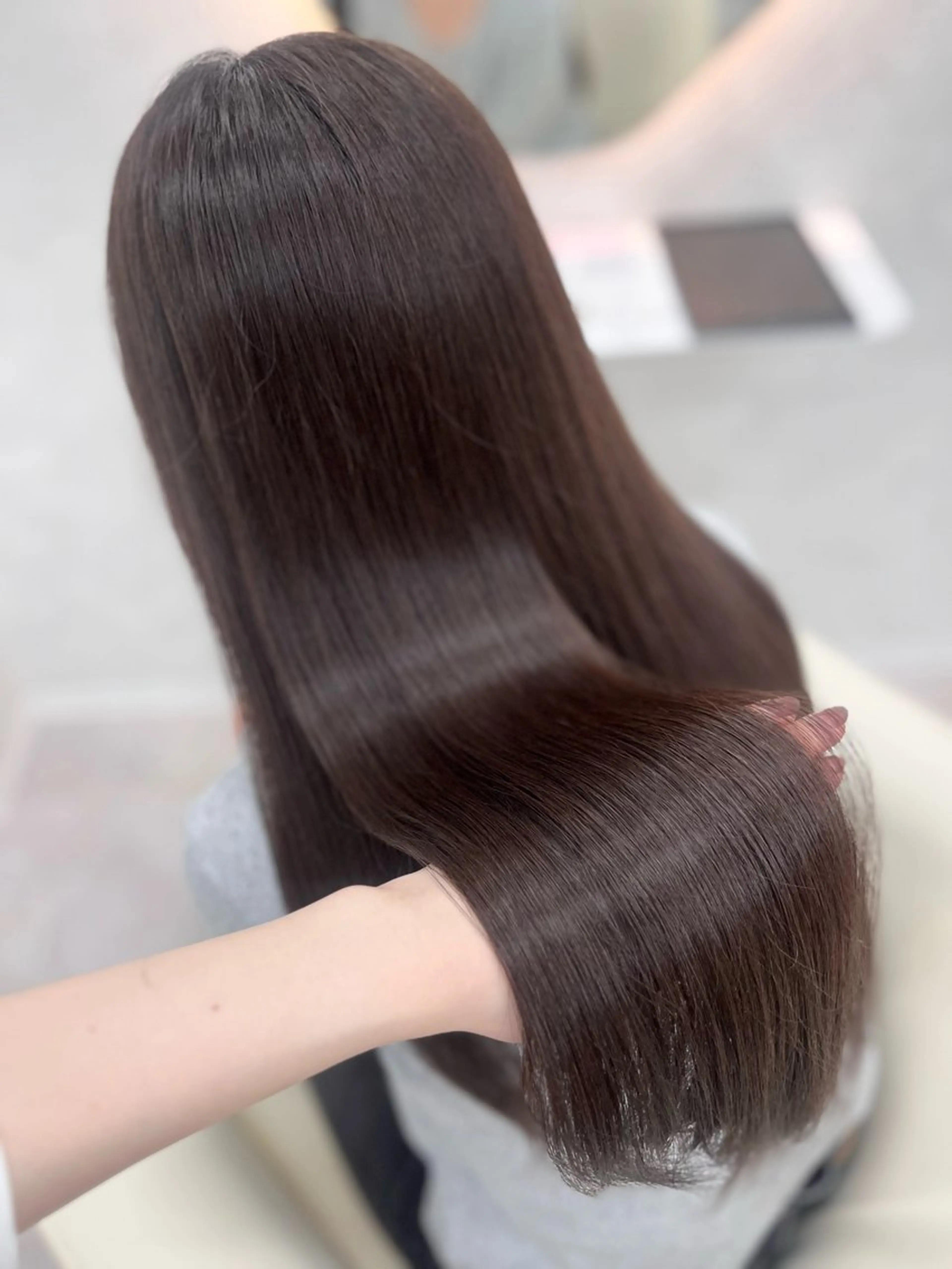 🐻‍❄️✨縮毛矯正髪質改善ストレート✨🐻‍❄️  1stepトリートメント付き❕うる艶美髪に❕の写真