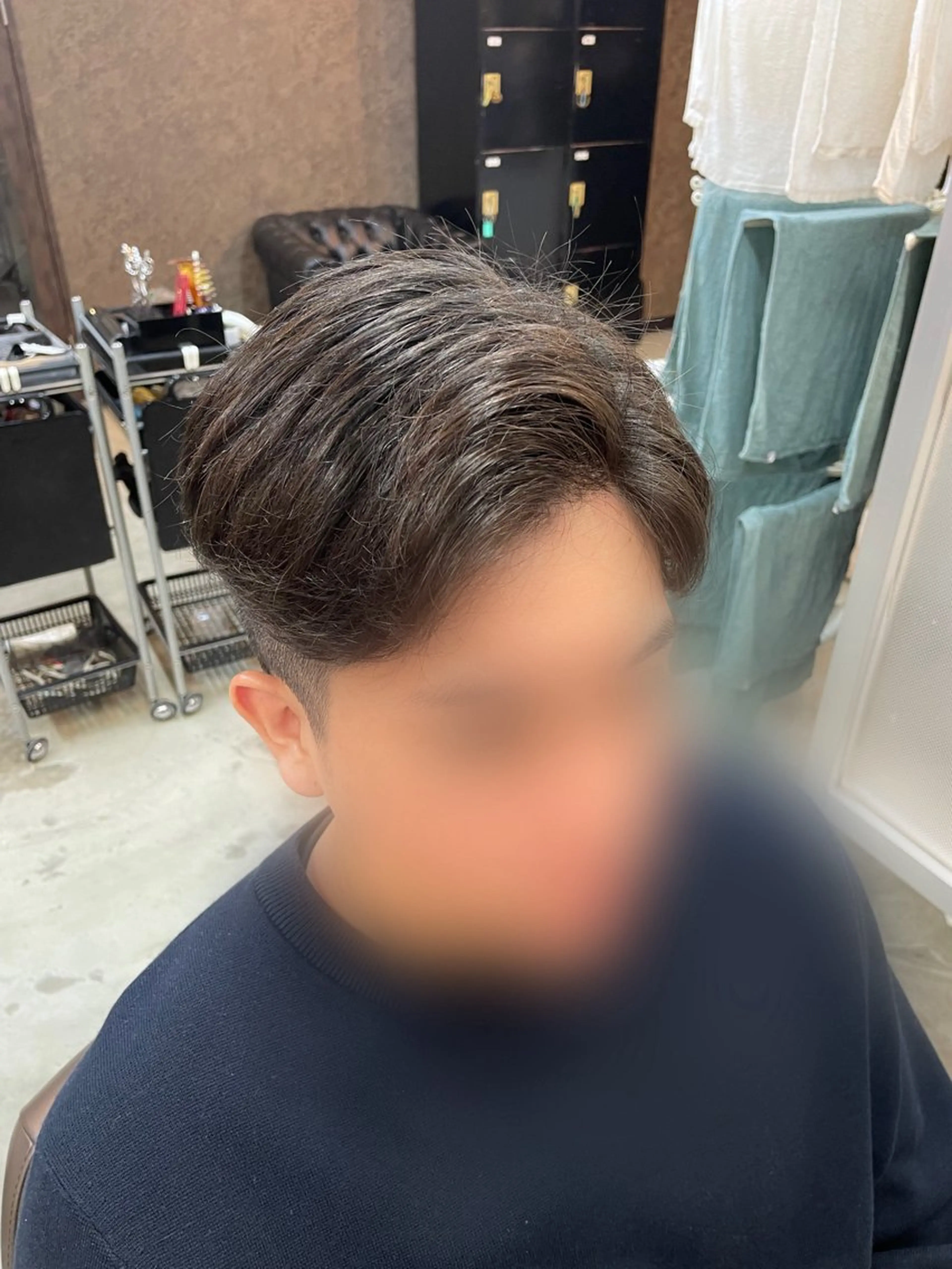 ショート メンズ メンズパーマ特化 カバヤマ　リョウのヘアスタイル