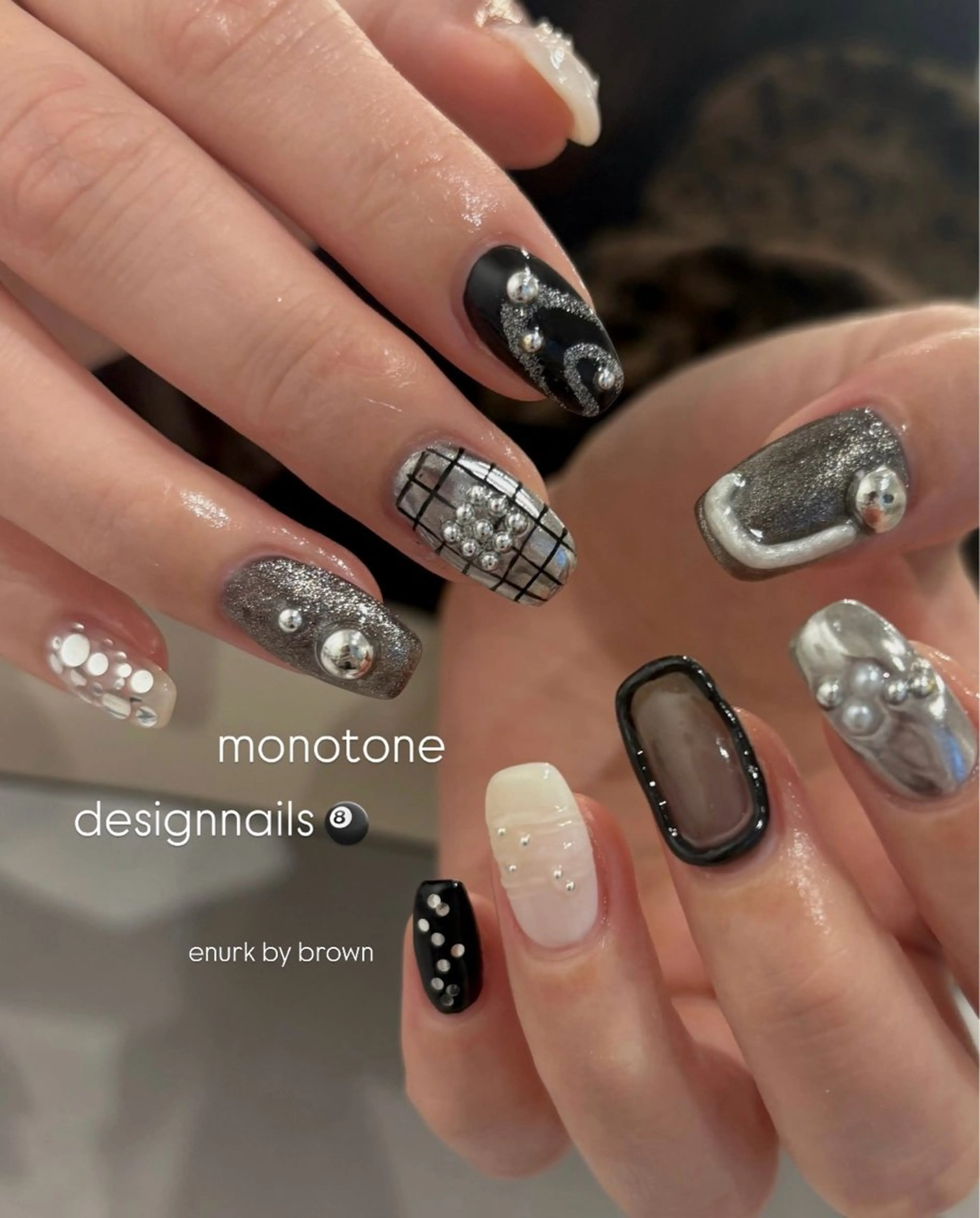 ネイル アートネイル クリアネイル ぷっくりネイル ハンドネイル ハンドケア enurk店 🍋 M I K U  *のその他イメージ