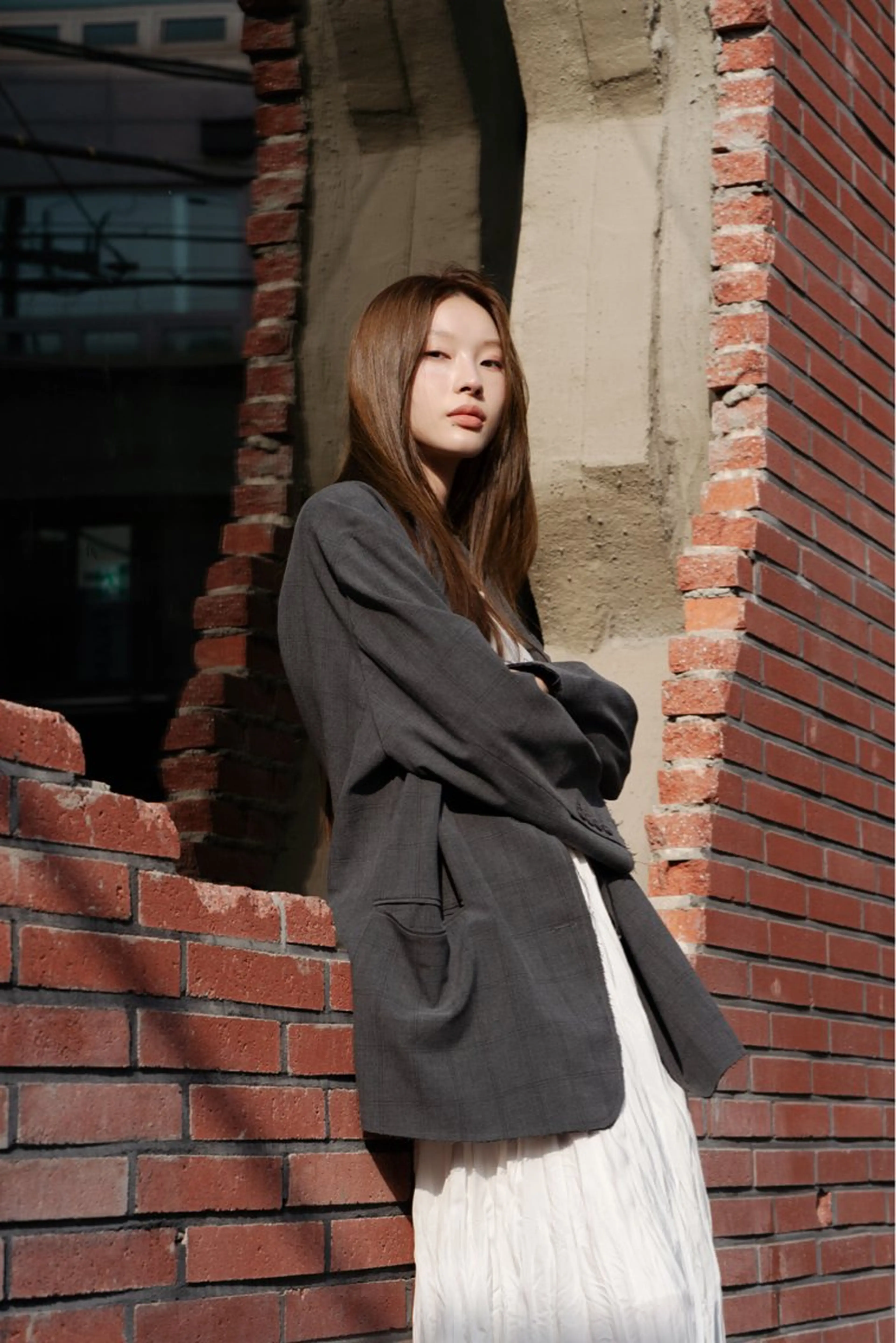 ロング ダン/メンズ/ 顔周り×透明感カラーのヘアスタイル