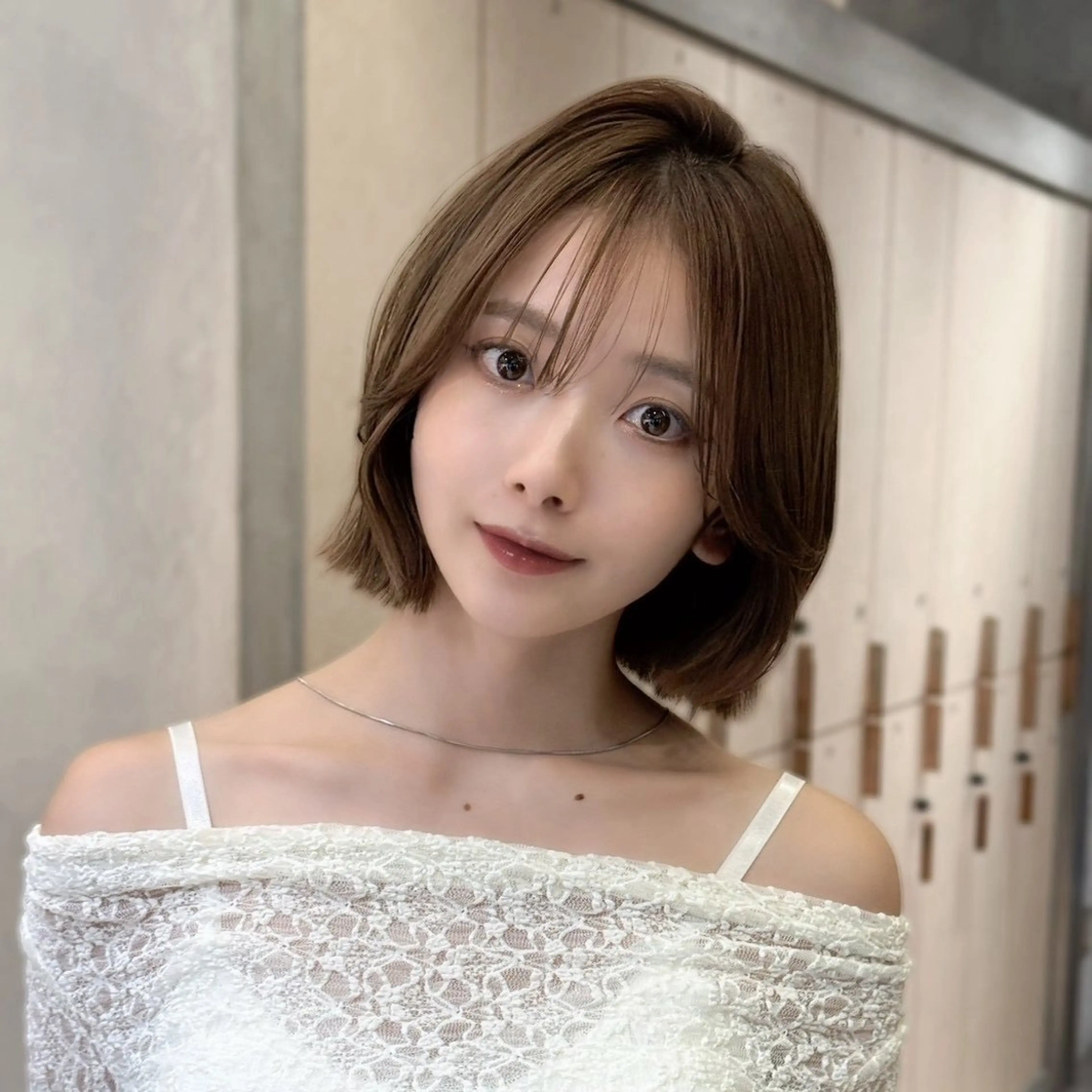 ショート ボブ 韓国風ヘア 韓国ヘア/美髪矯正/ Haruna🦋のヘアスタイル