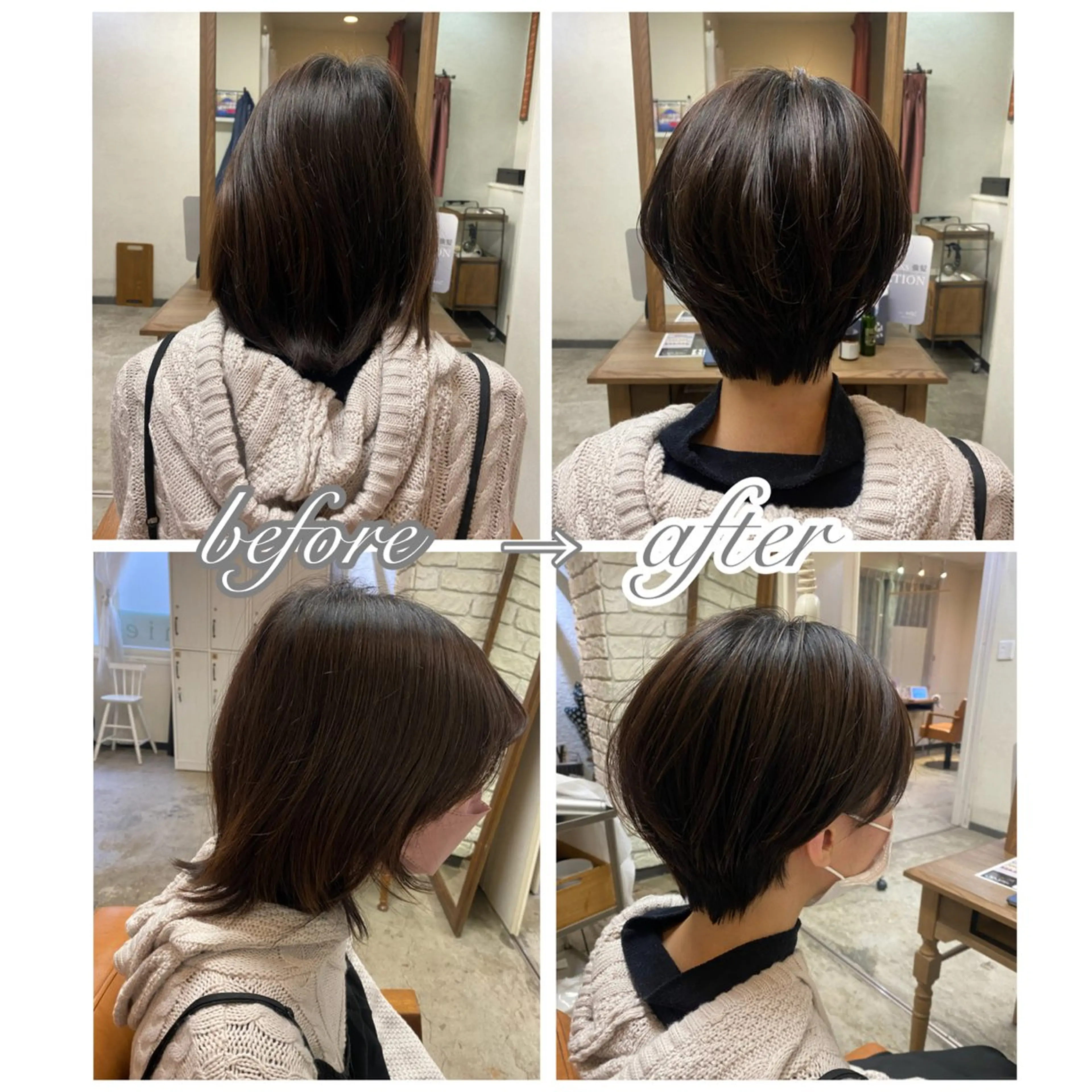 ショート 心斎橋美容室 ARCHEあやかのヘアスタイル