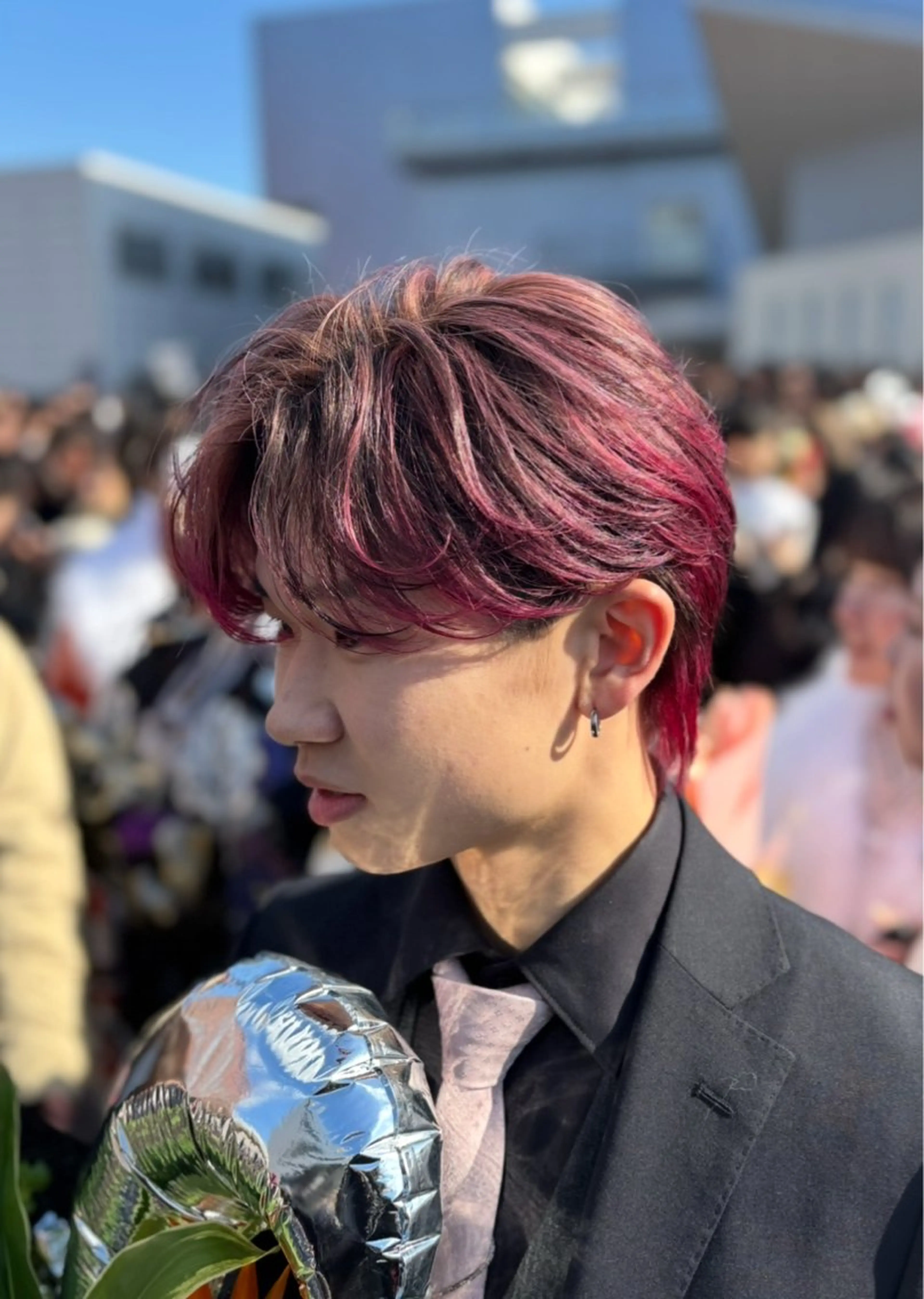 カラー パーマ ヘアアレンジ メンズ メンズブリーチ メンズハイライト メンズパーマ ブリーチ ケアブリーチ AsK豊中所属・Rihito ｜AsK豊中のヘアスタイル