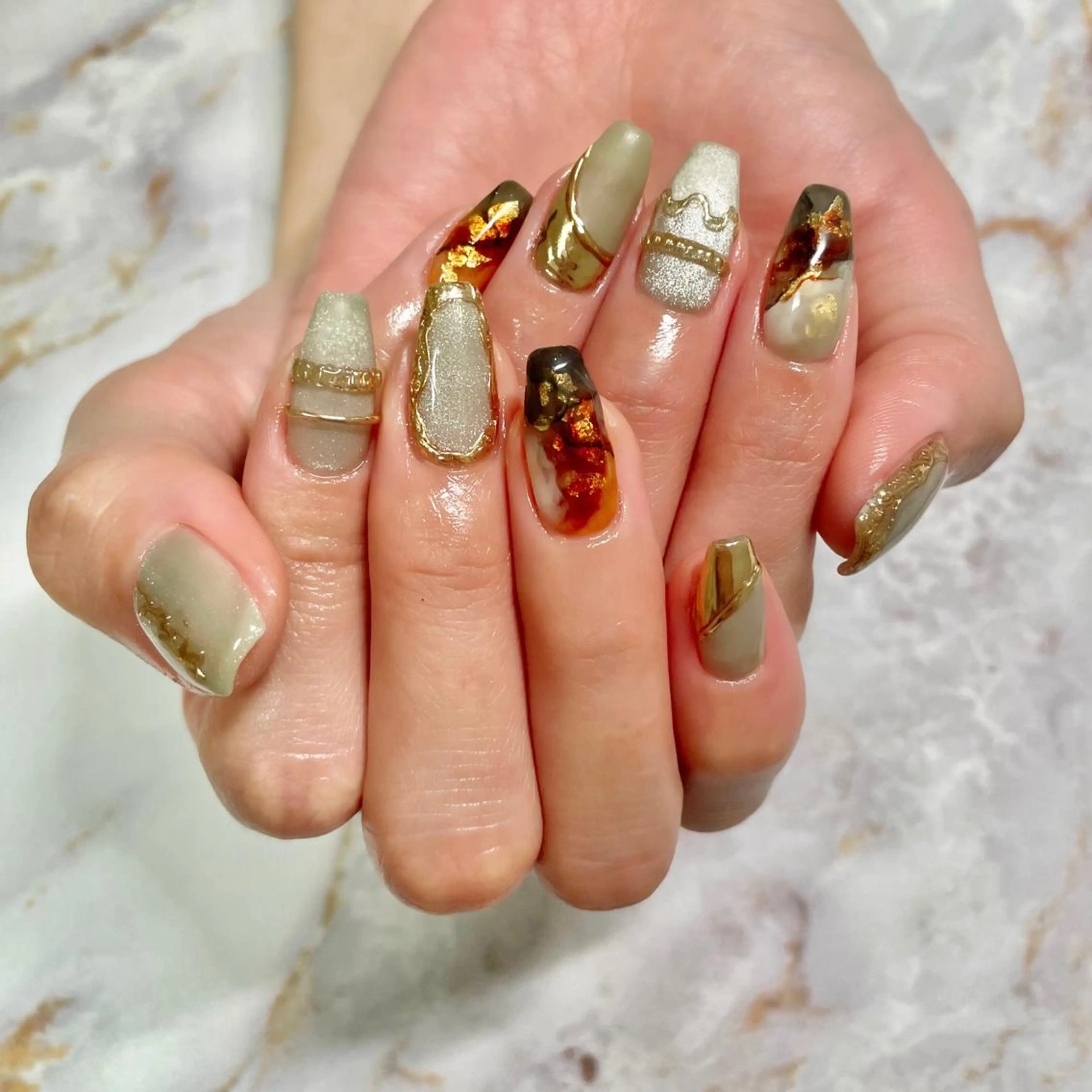 ネイル ハンドネイル ハンドケア m-nail 🌙minamiのネイルデザイン