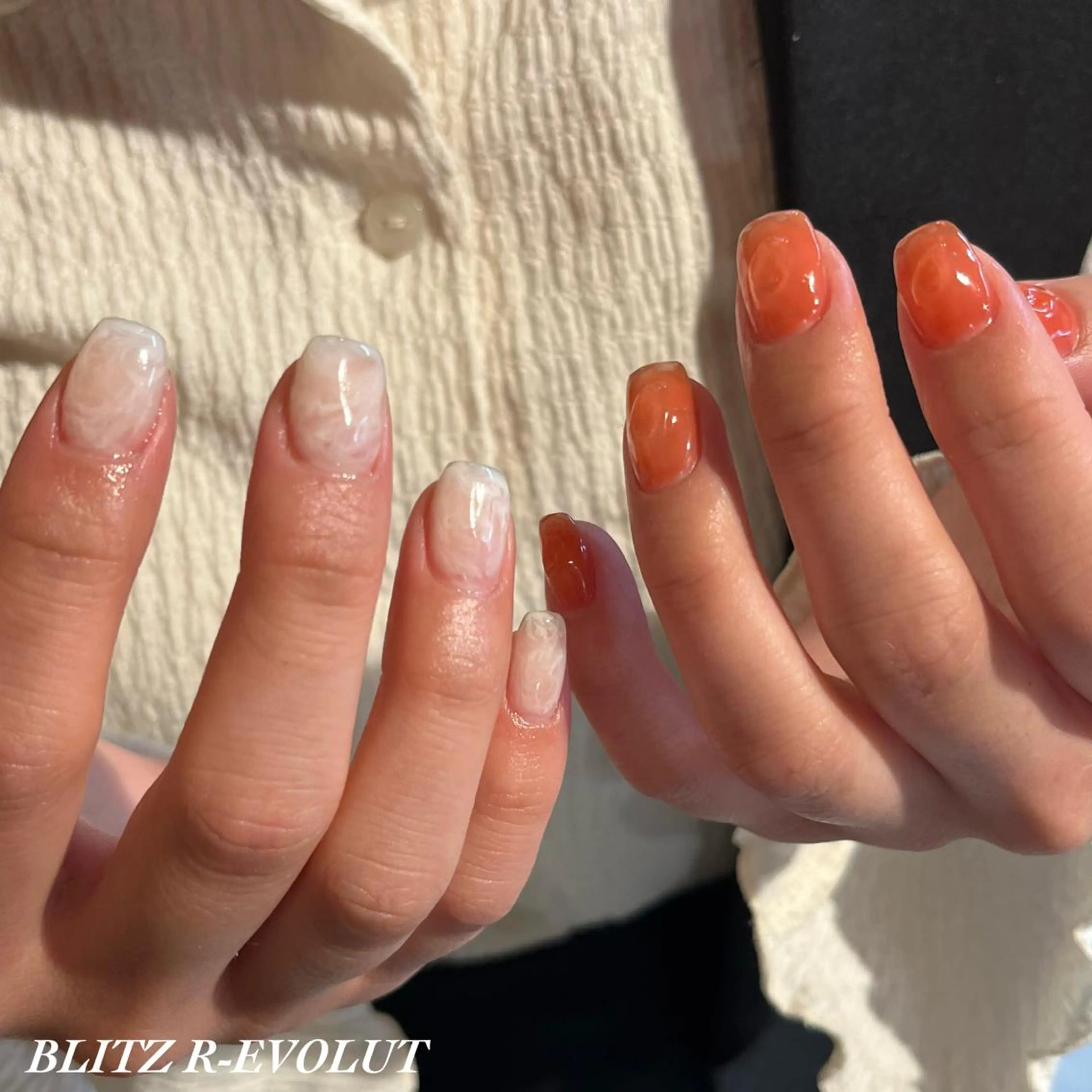 ネイル ハンドネイル ☁️BLITZ 🎀笠原雪音🎀のネイルデザイン