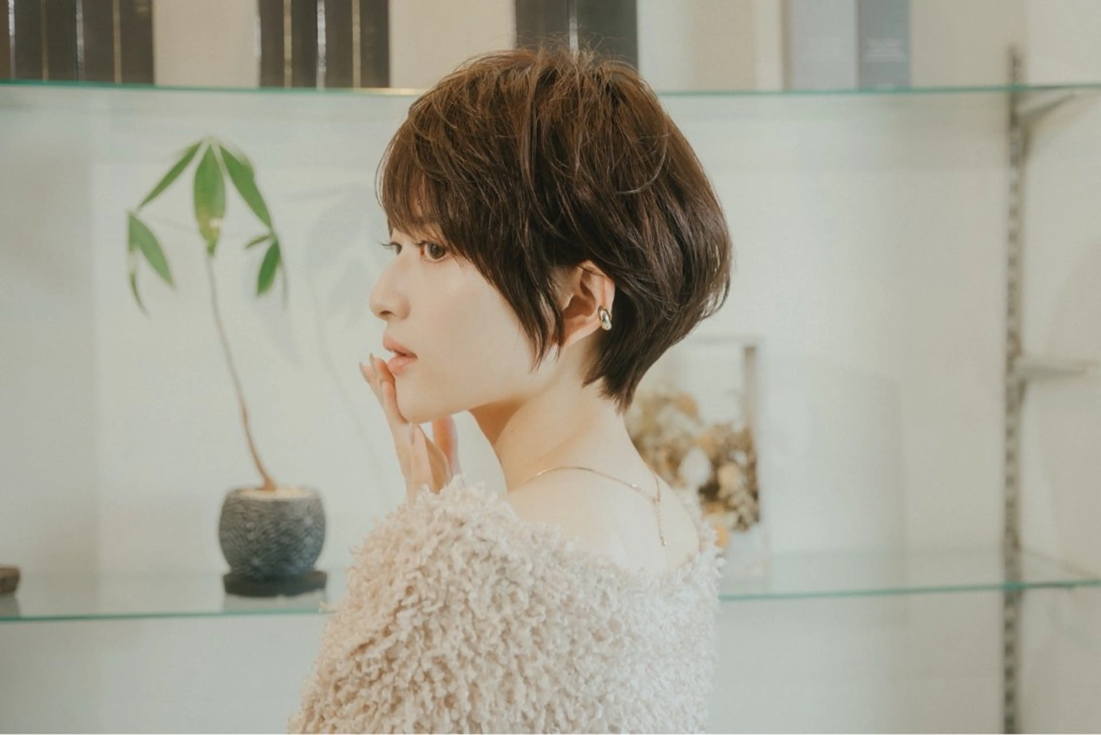 ショート カラー 似合わせバランス得意 青野さくらのヘアスタイル