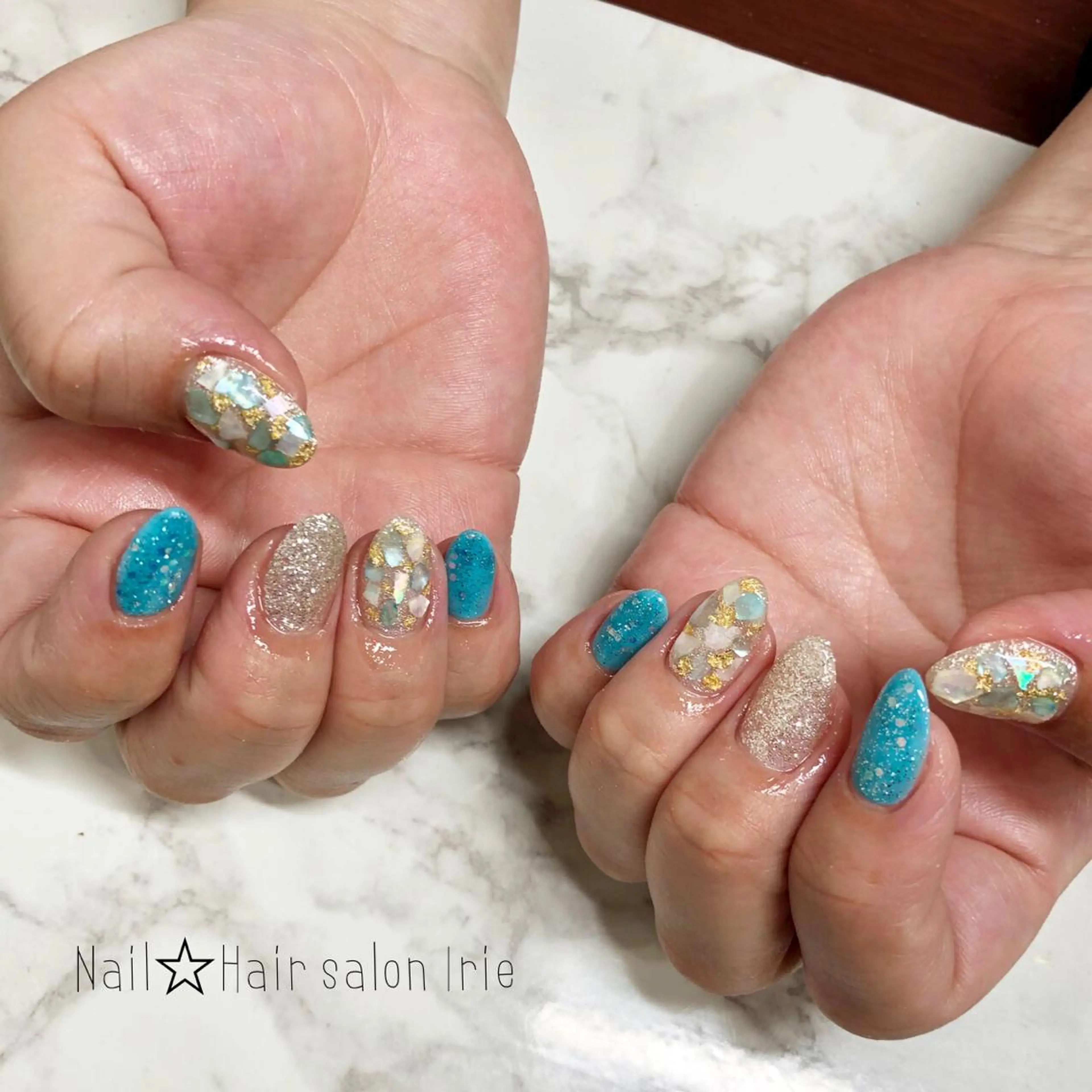 ネイル Hair salon Irie所属・與儀 知佳のネイルデザイン