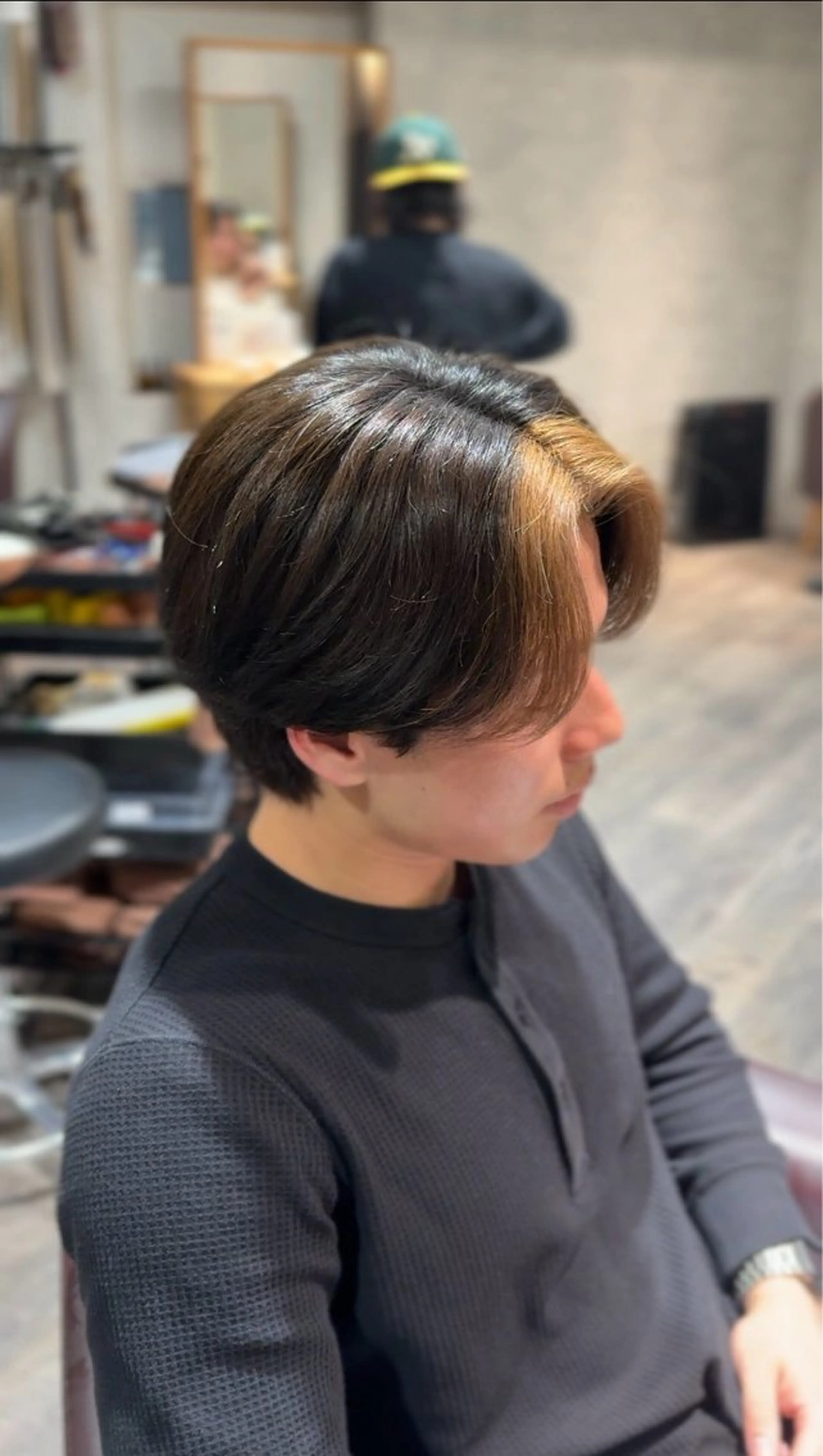 カラー メンズ カット ヘアカラー Afinar  乃空（ノア）のヘアスタイル