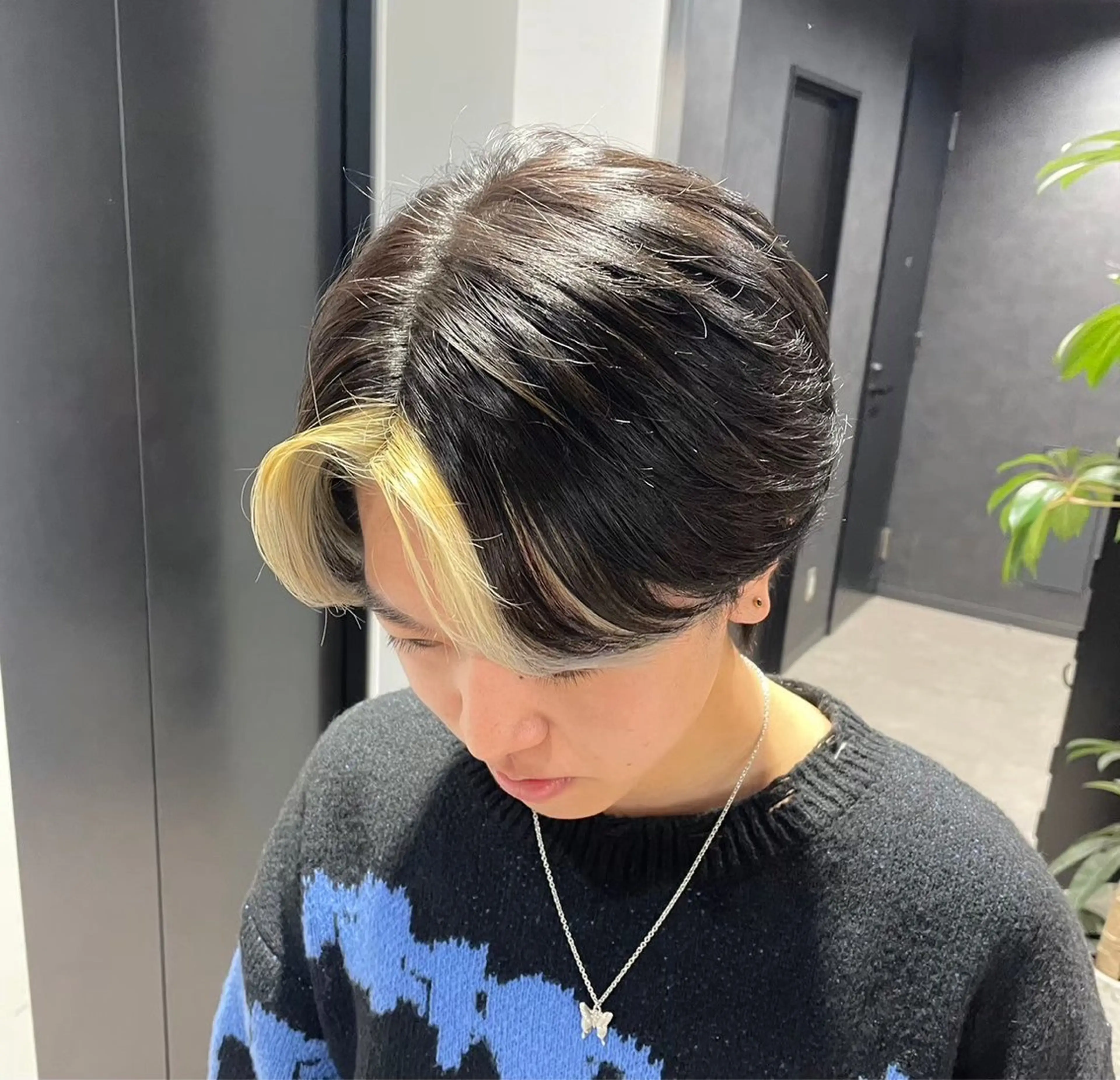 カラー ヘアアレンジ メンズ Ryo横浜韓国ヘア/ 曲がる縮毛矯正特化のヘアスタイル