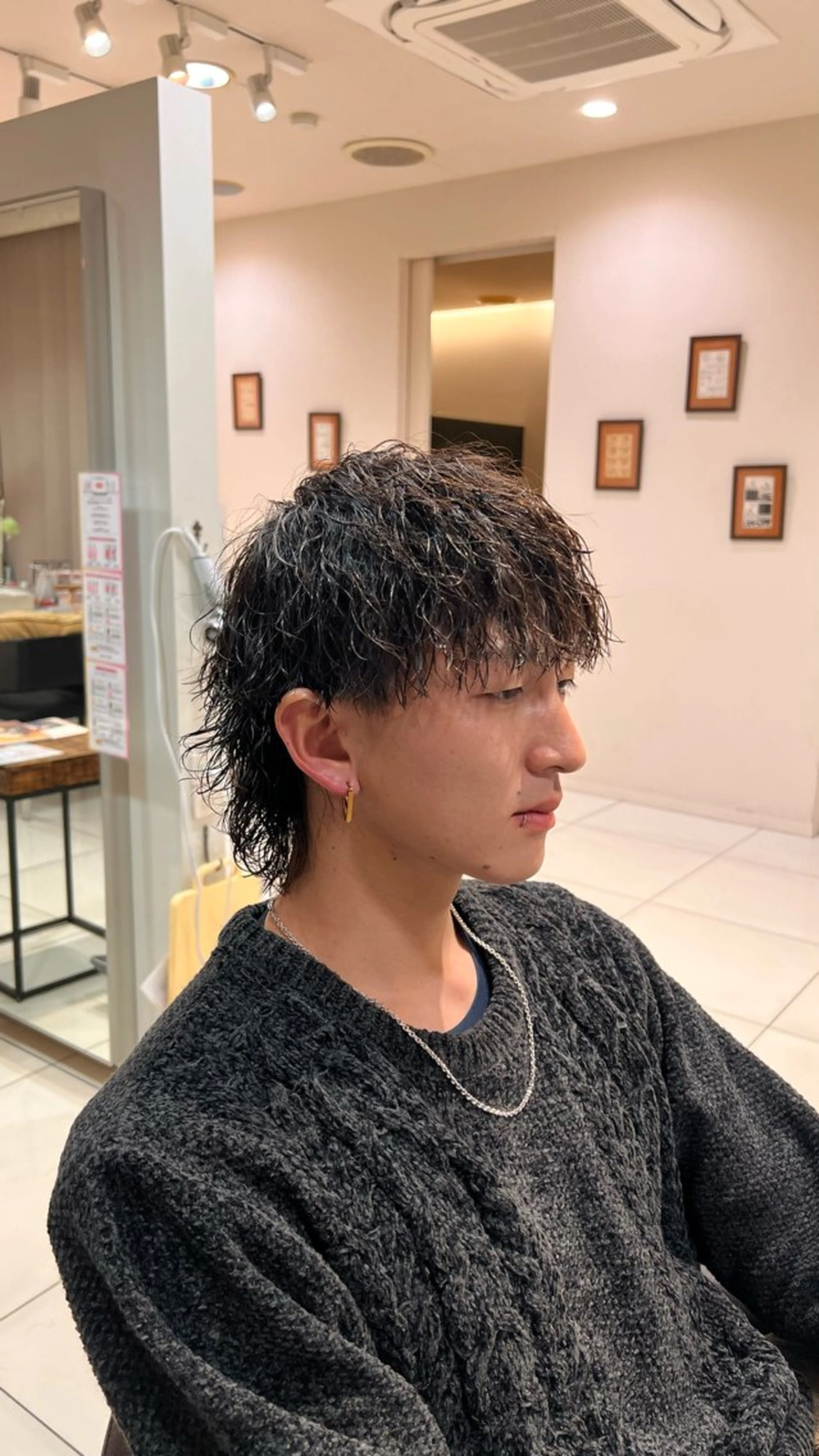 パーマ メンズ カット パーマ メンズカット/メン ズパーマ/鎌倉/ユウのヘアスタイル