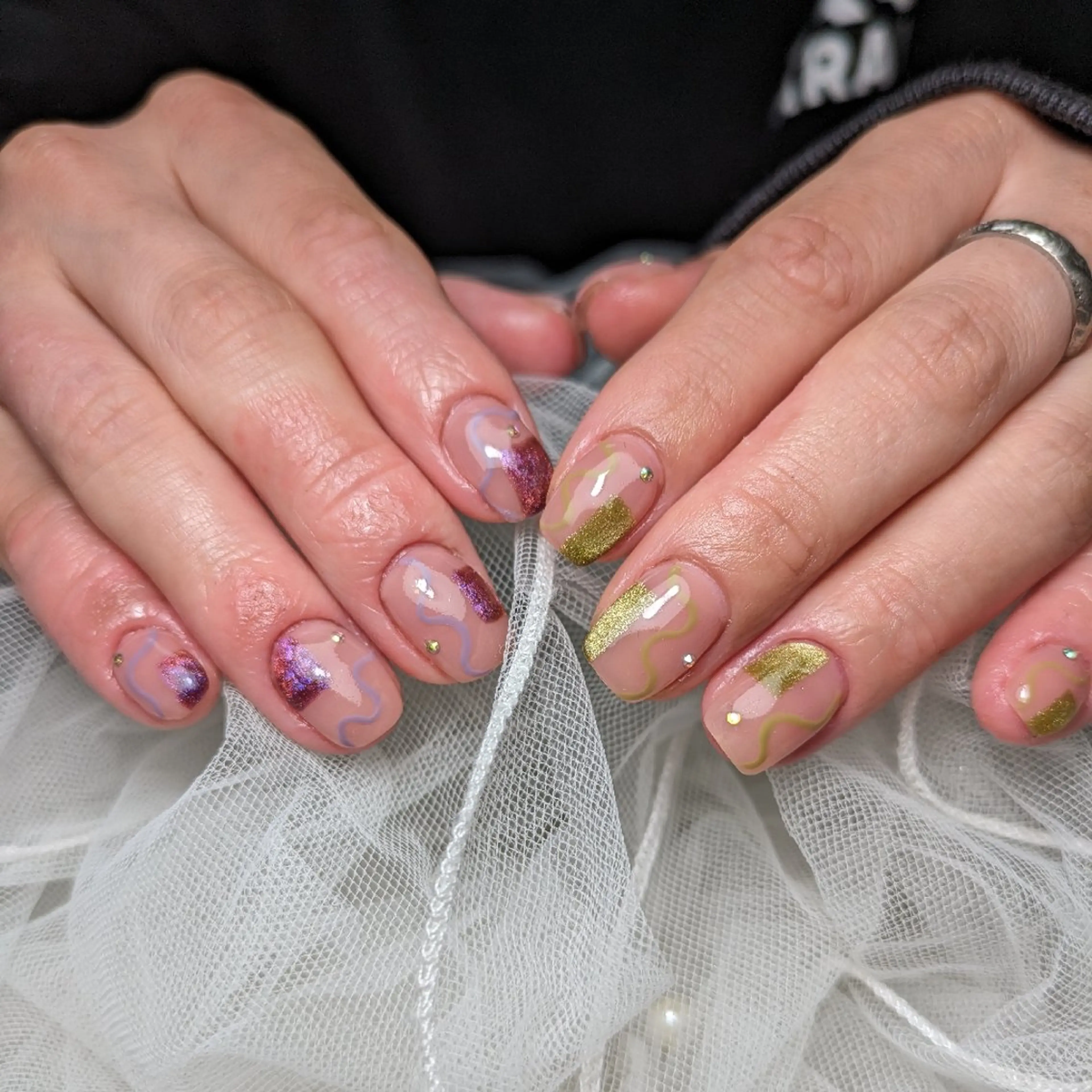 ネイル ハンドネイル 門戸厄神プライベートサロンulunail所属・ulunail mikaのネイルデザイン