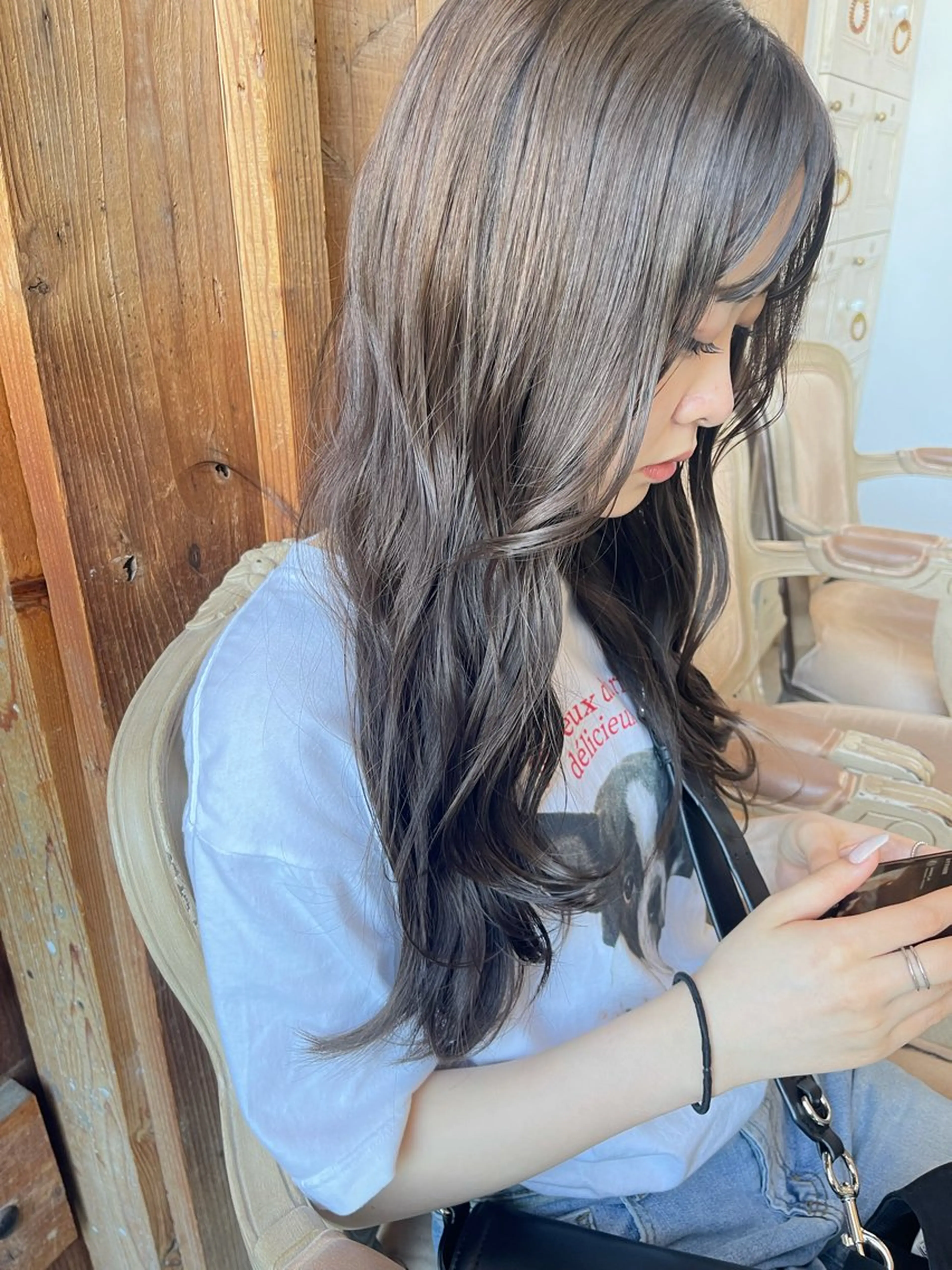 セミロング 剣持友希/ifh iizuka/高崎のヘアスタイル