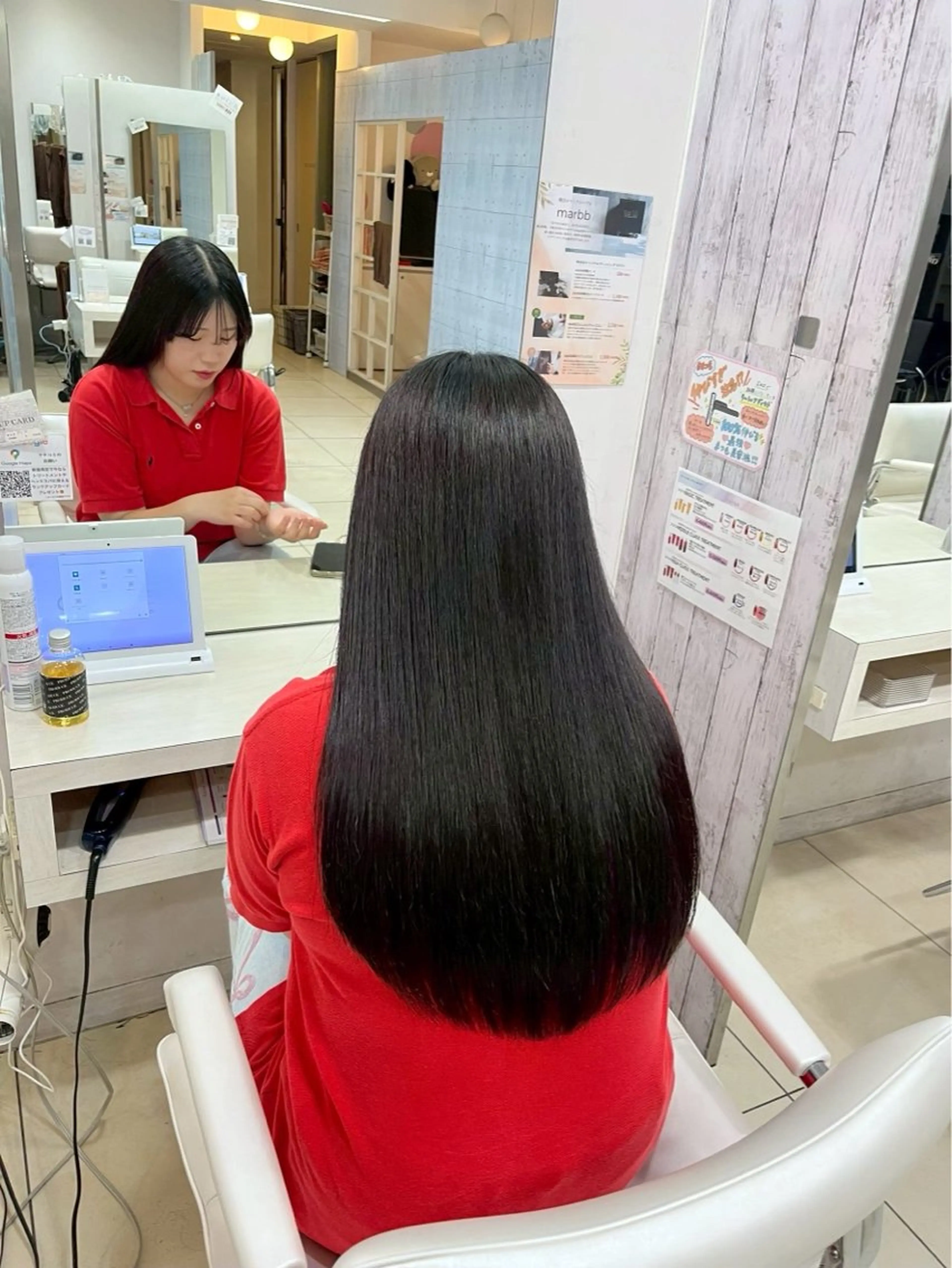 カラー 黒髪 ヘアカラー モデル様募集✮*｡ﾟ 【Sawa】のヘアスタイル
