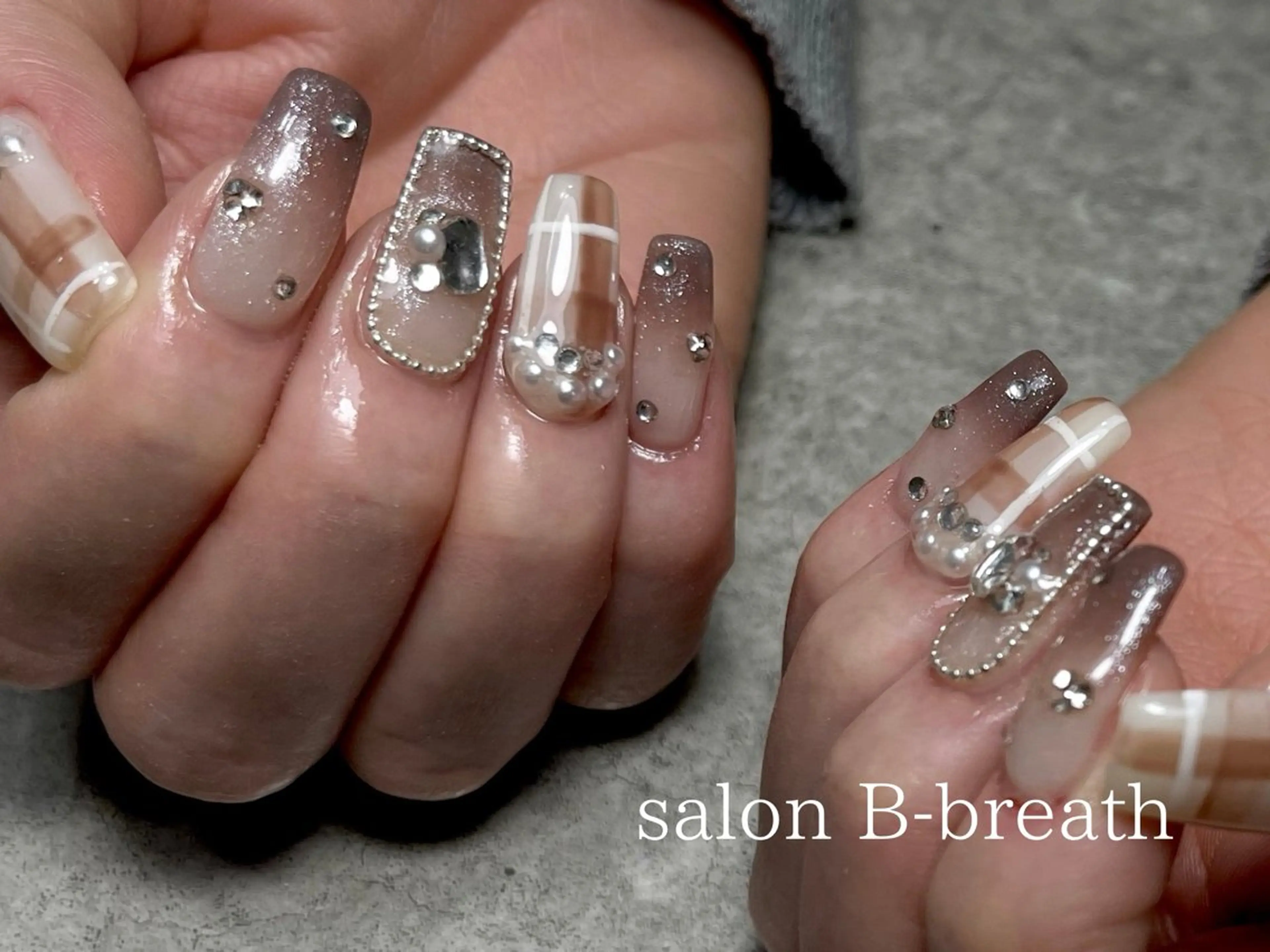 ネイル 持ち込み ハンドネイル salon B-breathのネイルデザイン
