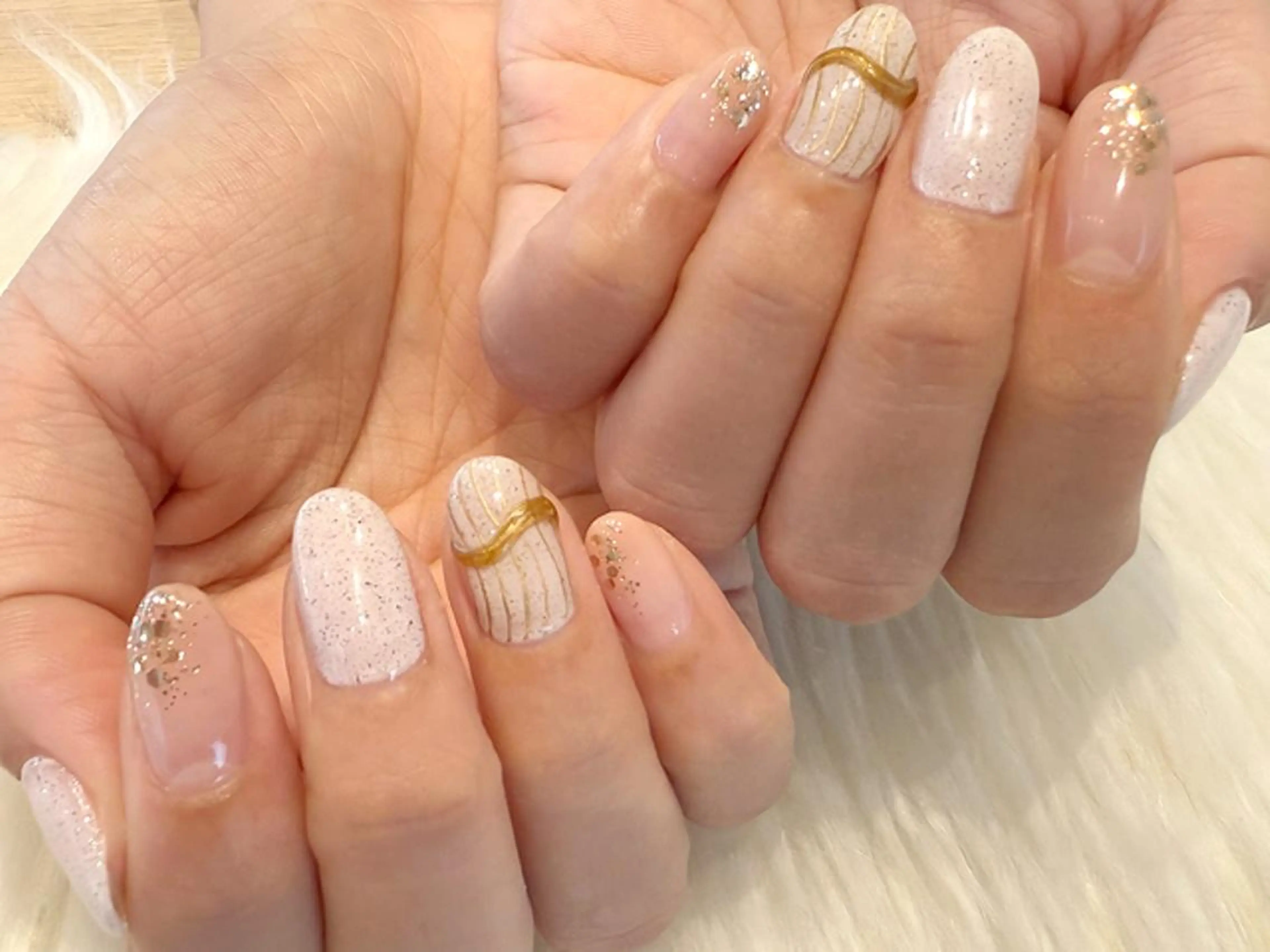 ネイル ニュアンスネイル ハンドネイル Kanai Harukaのネイルデザイン