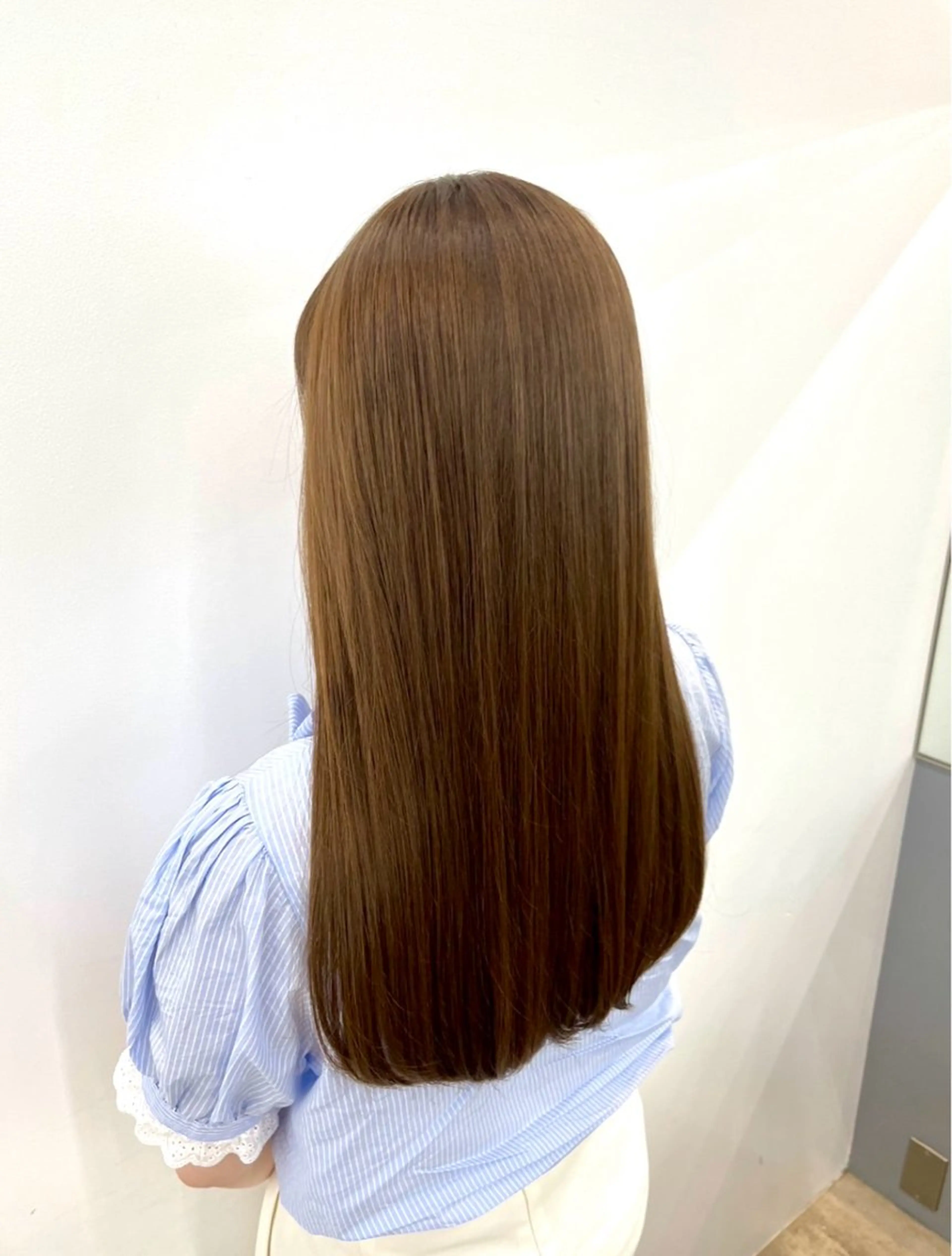 ロング カラー パーマ カット ヘアカラー トリートメント 髪質改善/縮毛矯正/ 透明感🩵NANAのヘアスタイル