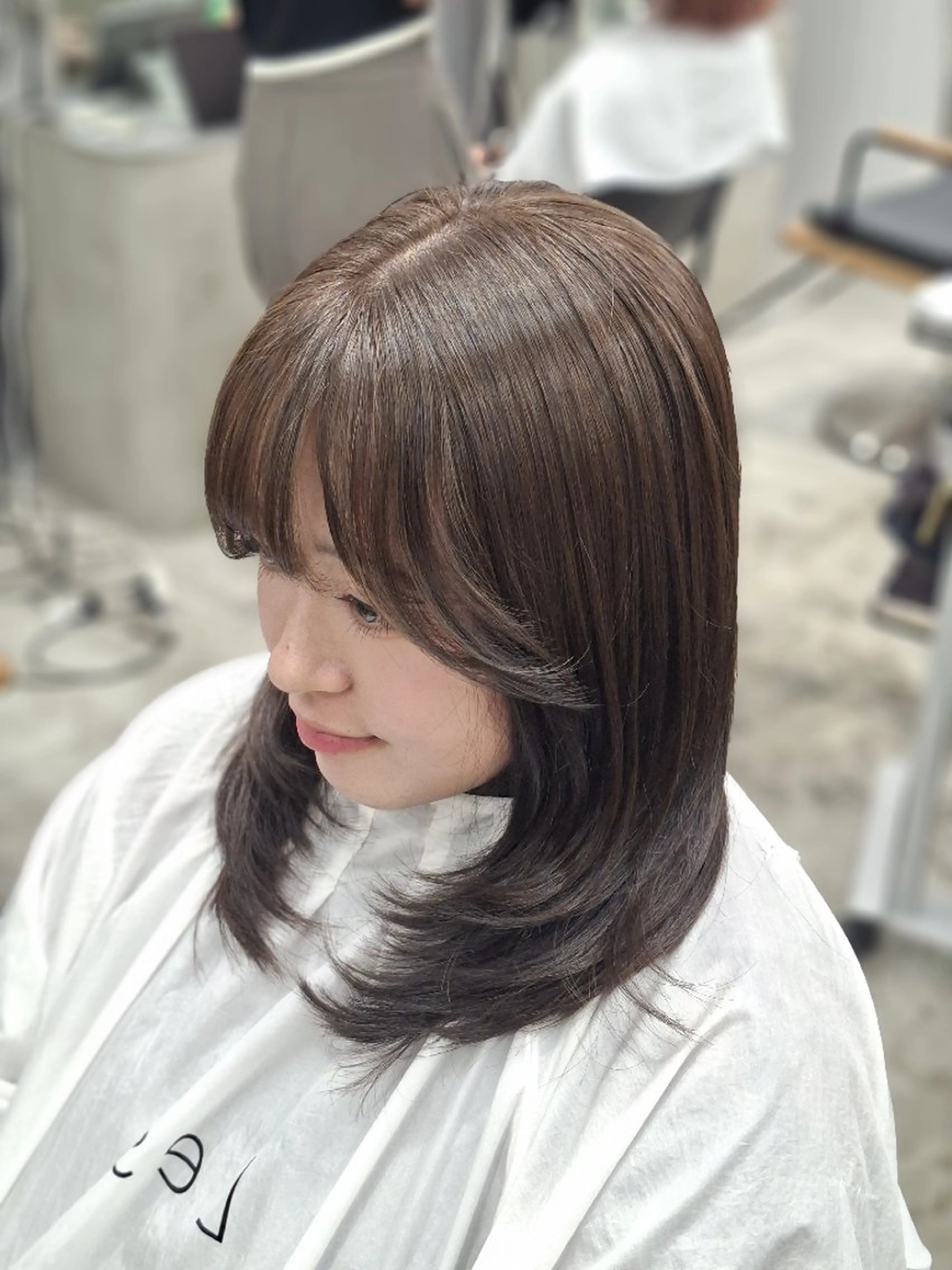 カラー ヘアカラー 今岸 寛子のヘアスタイル