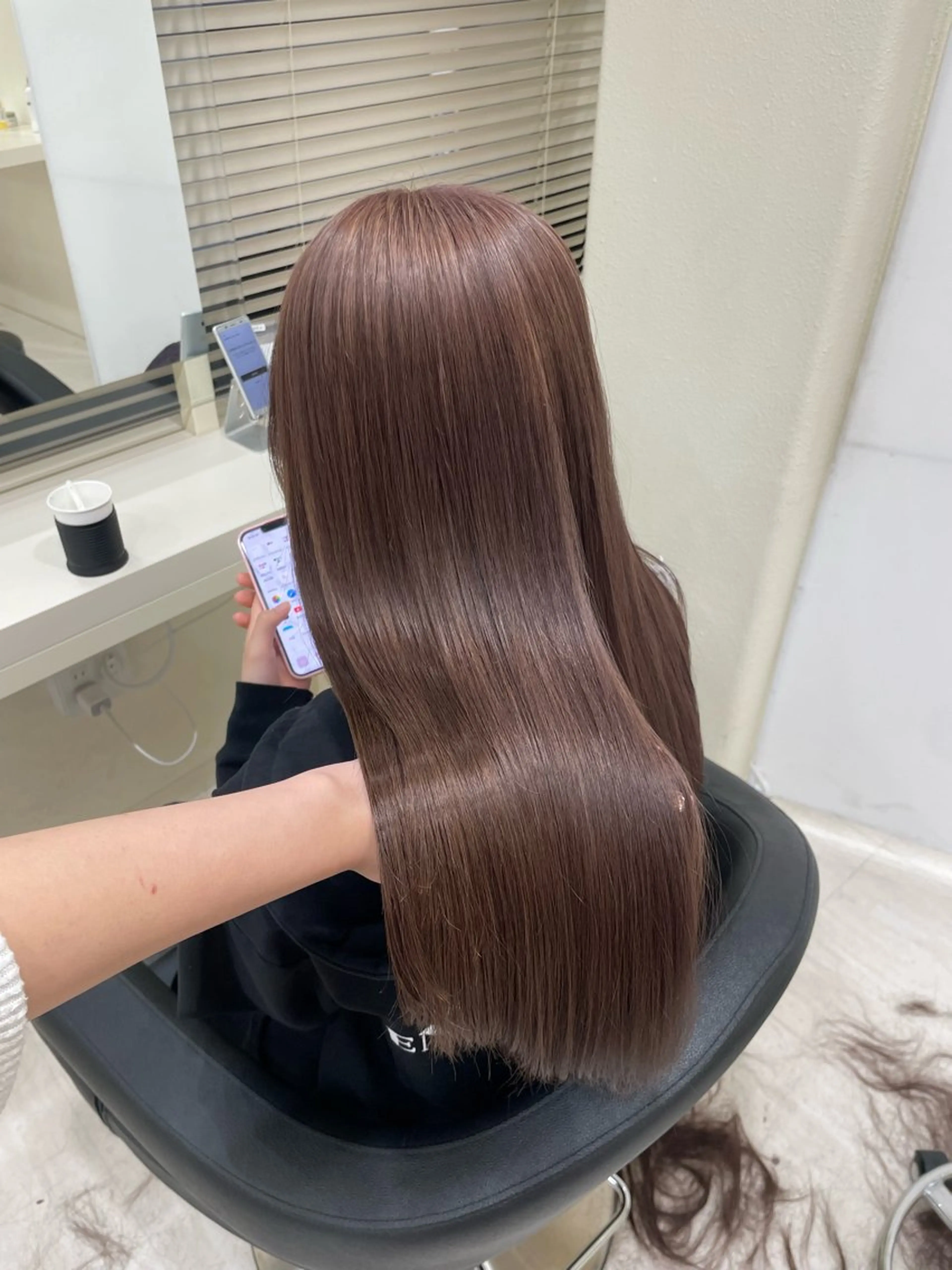 ロング カラー ヘアアレンジ ヘアカラー トリートメント 🎀 yuuka🎀のヘアスタイル