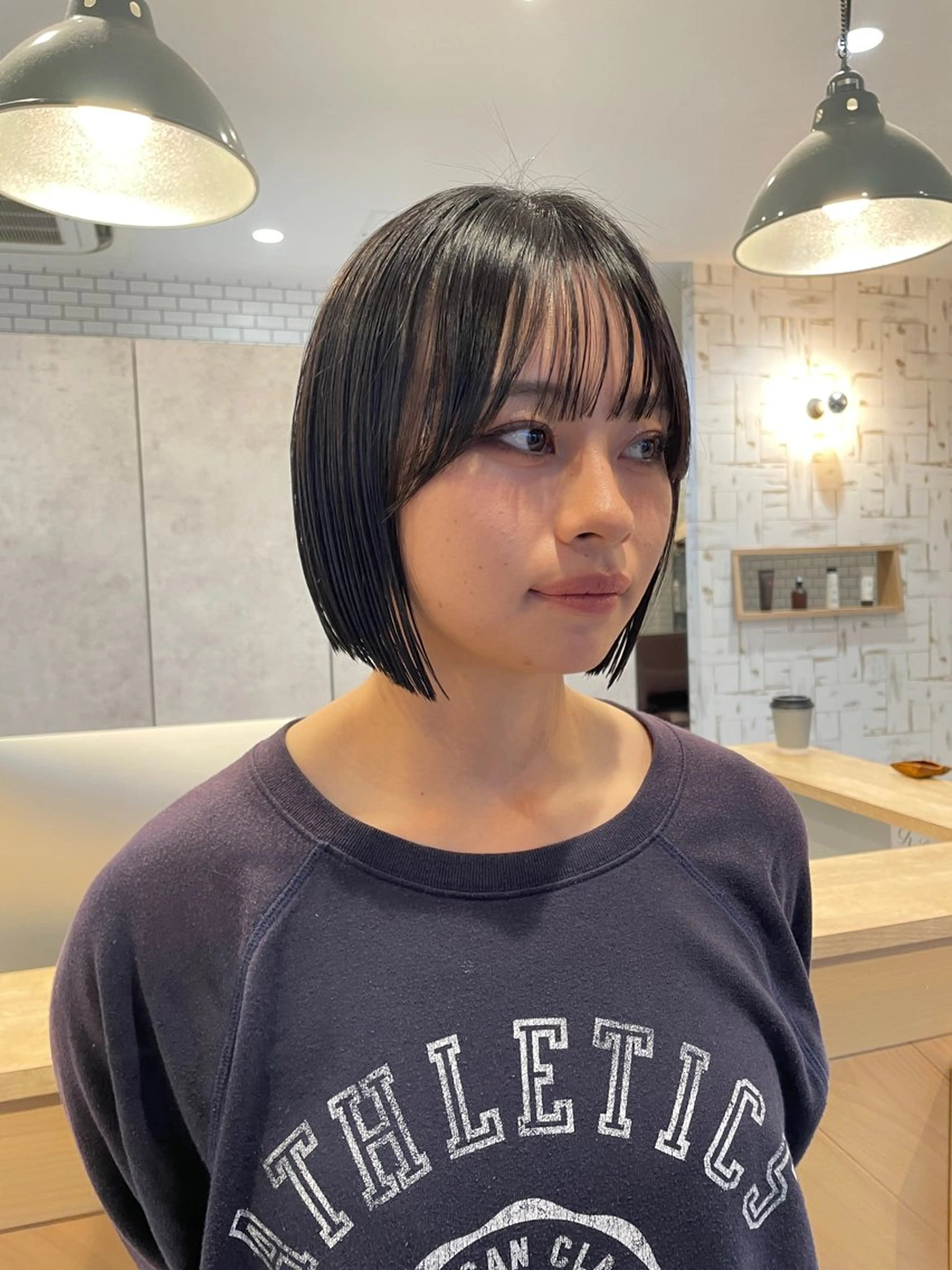 ショート 🌵ボブ/切りっぱな し/ショート藤長芽生のヘアスタイル