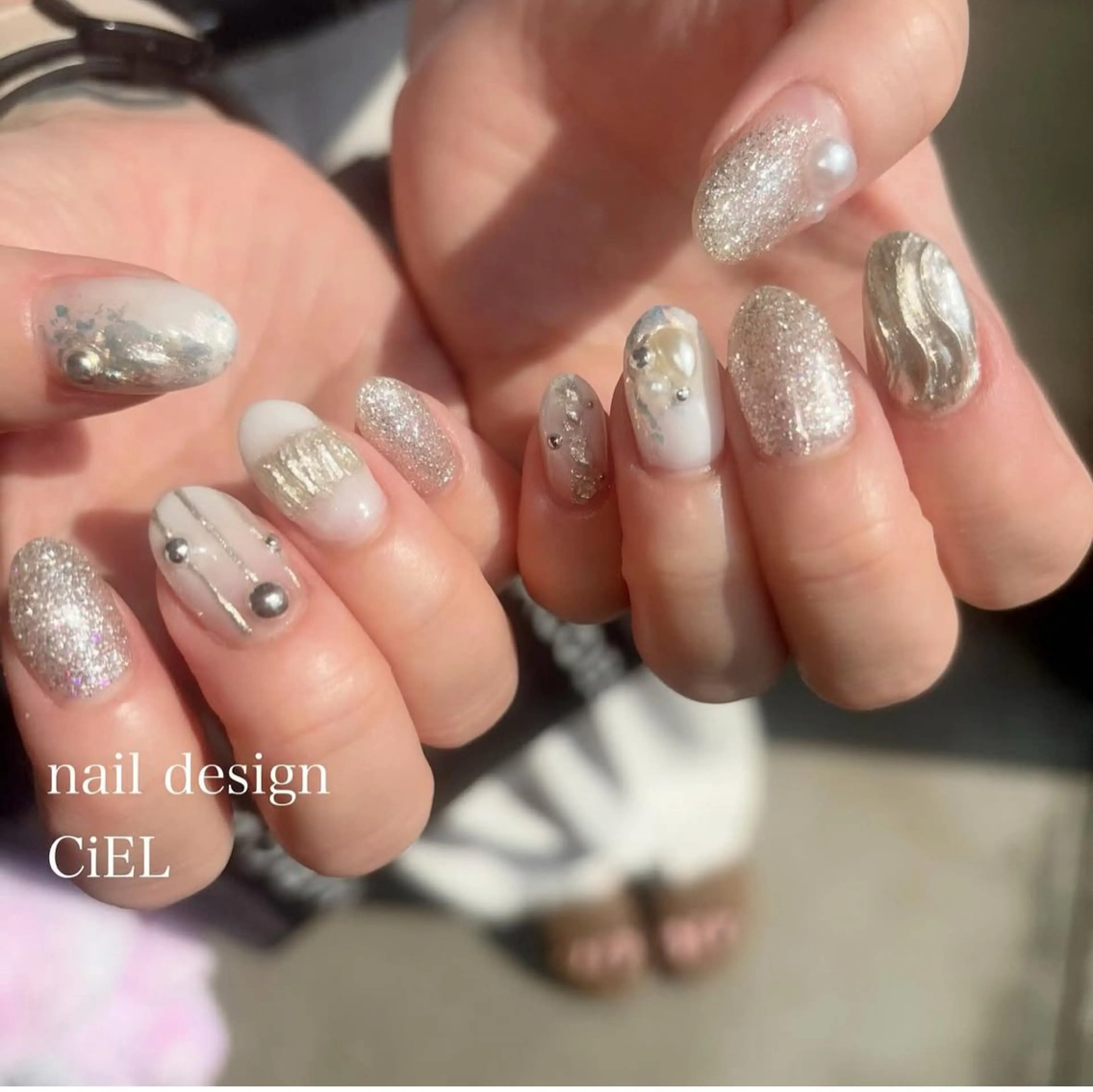 ショート ハンドネイル CiEL Maikoのネイルデザイン