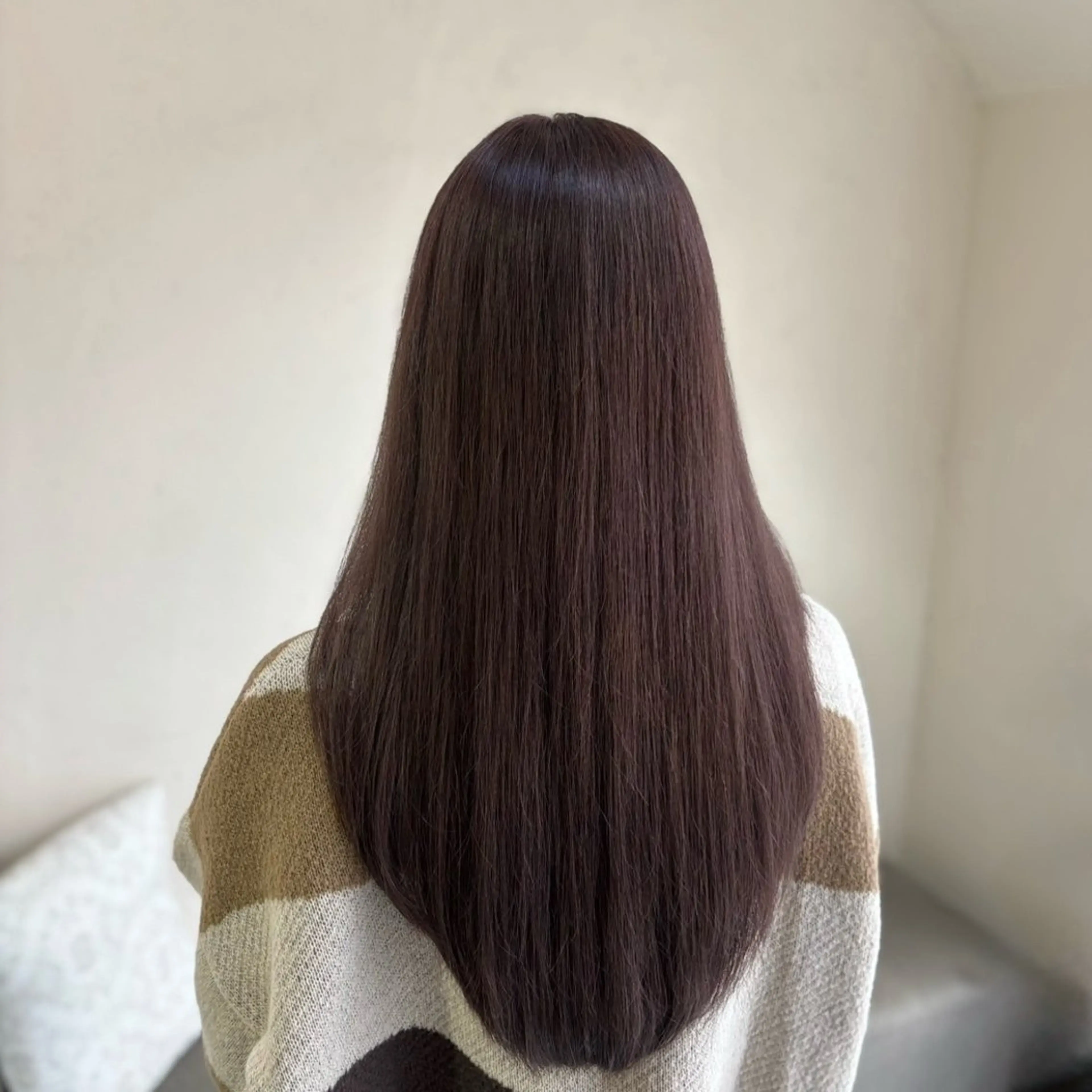 ロング カラー ラベンダーカラー ヘアカラー トリートメント ACCOLE Yuzuのヘアスタイル