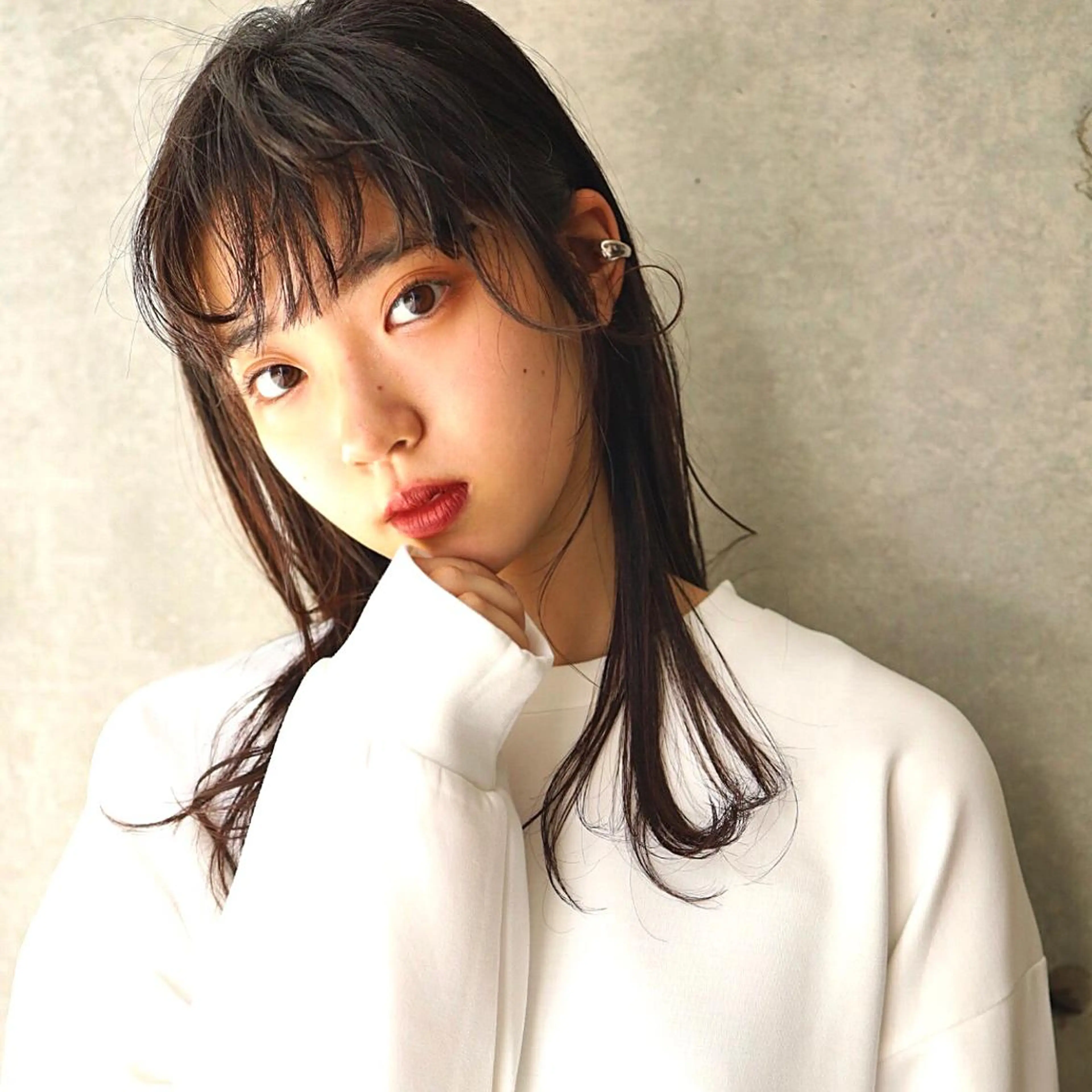セミロング カラー パーマ カット ヘアカラー パーマ トリートメント トレンドヘア🩶 艶髪🩶yoshiのヘアスタイル