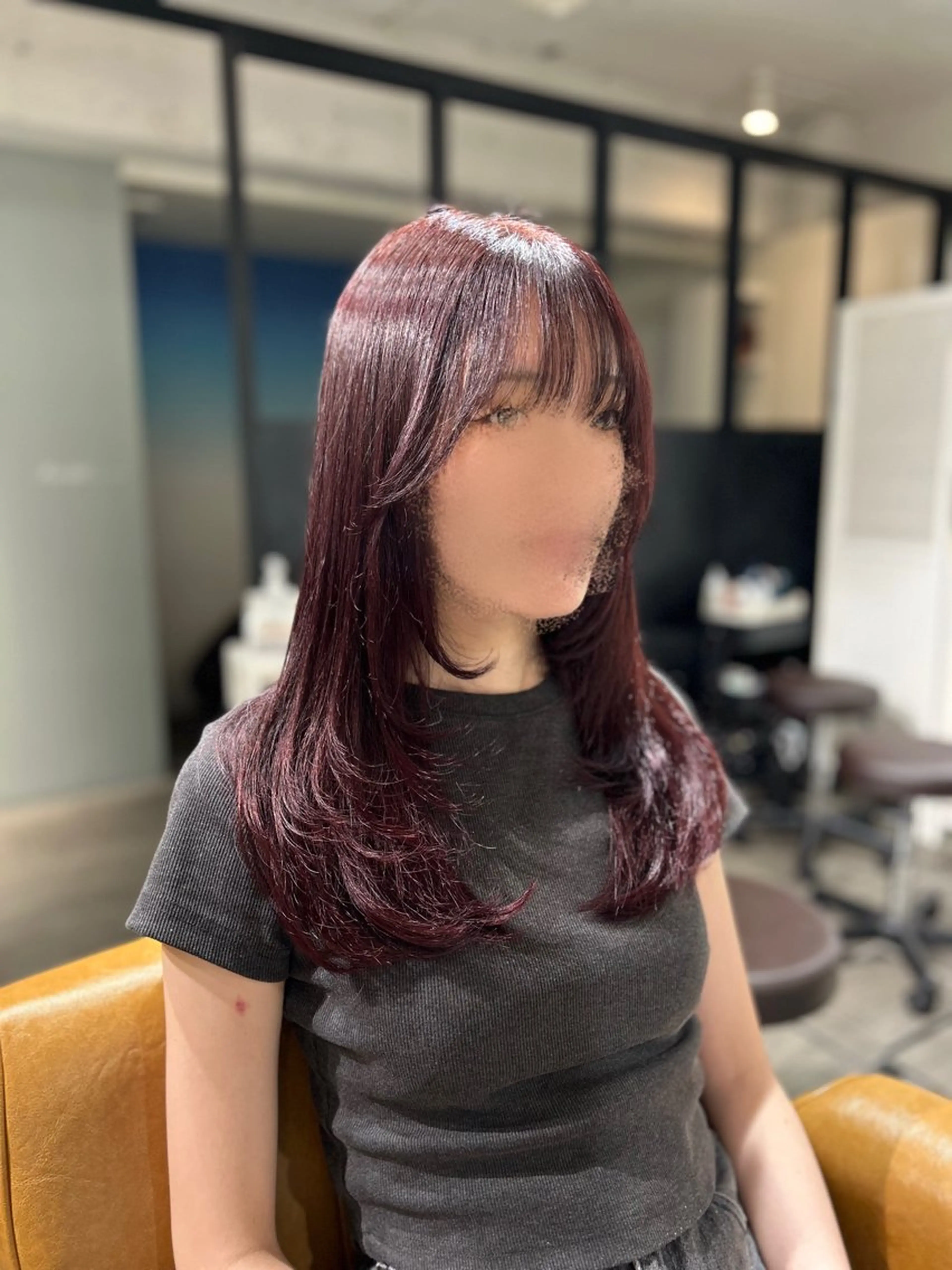 ミディアム レイヤーカット ナカオ/酸性縮毛矯正 髪質改善/レイヤー/のヘアスタイル