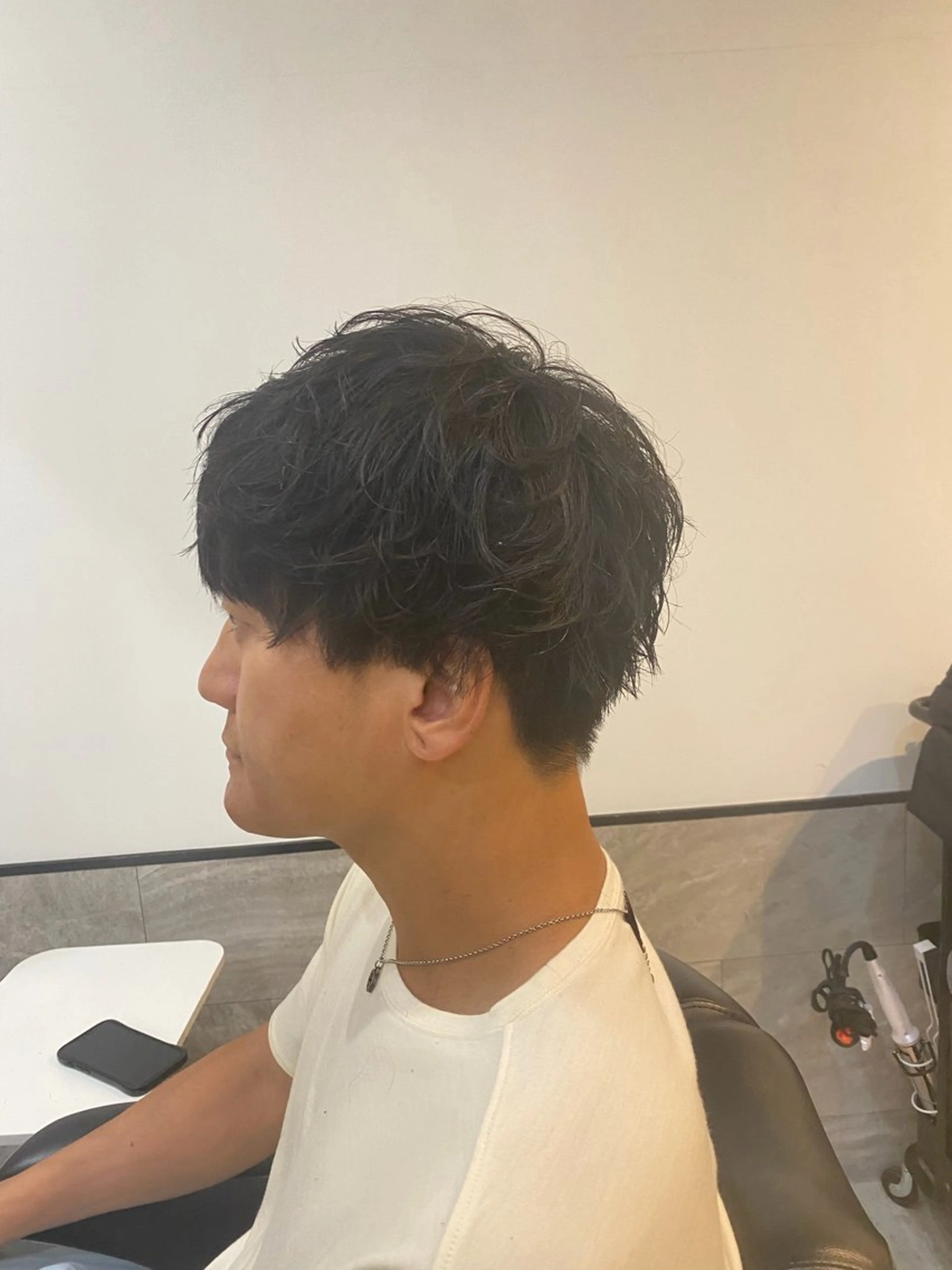 ショート パーマ メンズ メンズパーマ ツイストスパイラルパーマ スパイラルパーマ ブリーチ/髪質改善/ メンズ/ KOKIのヘアスタイル