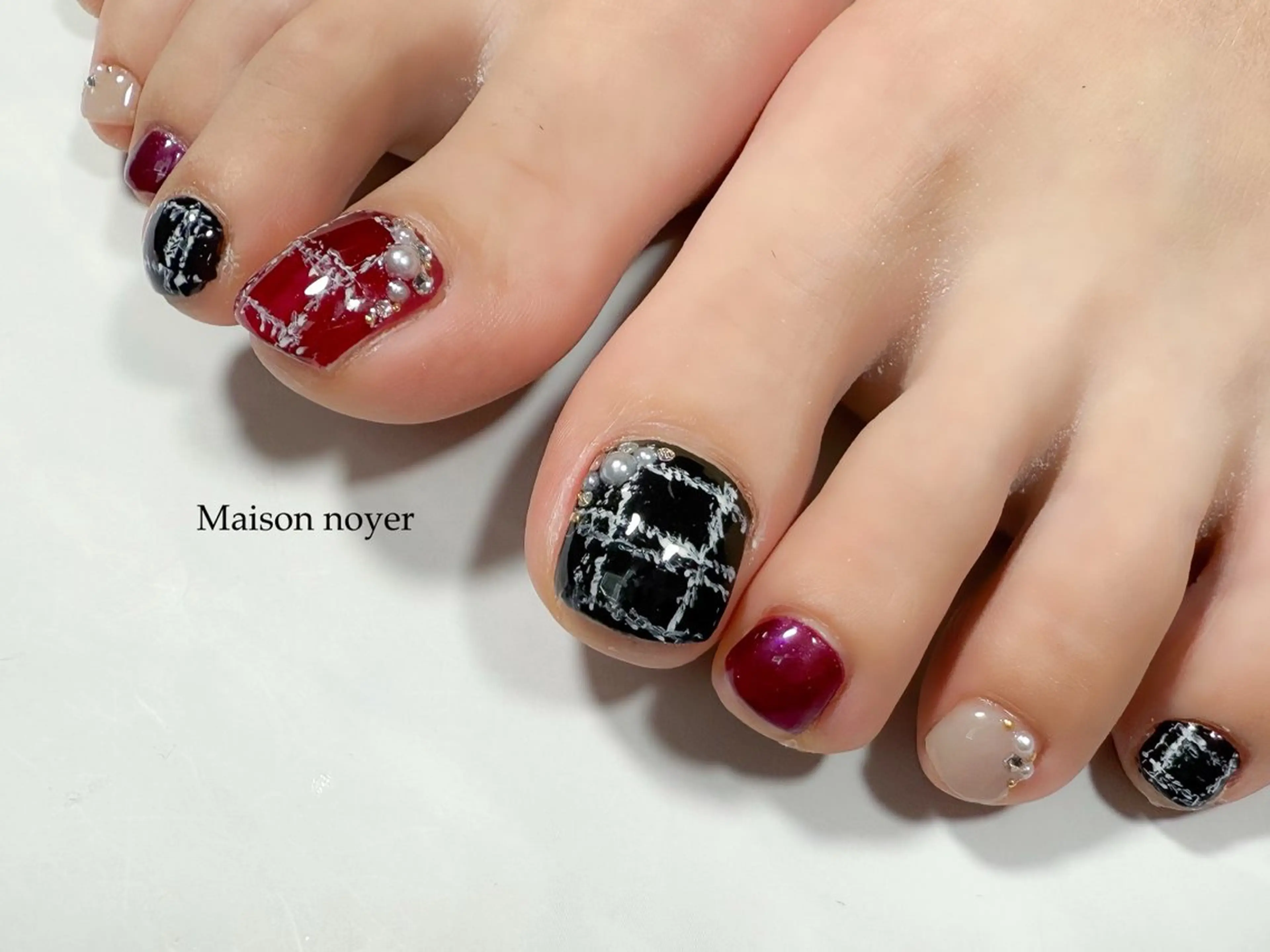 ネイル フットネイル Maison noyerのネイルデザイン