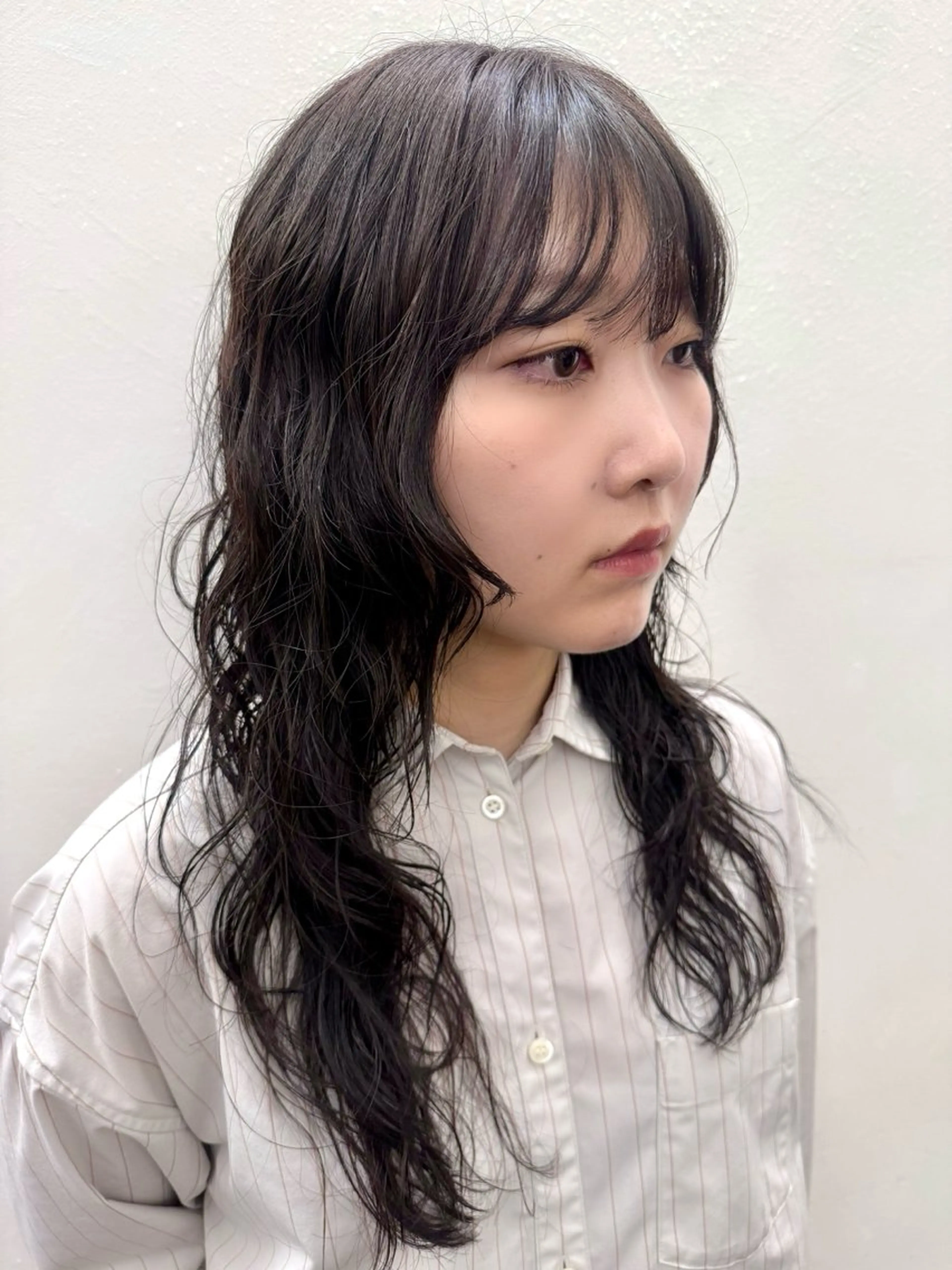 ロング パーマ カット パーマ トリートメント 似合わせレイヤー/ ニュアンスパーマ高倉のヘアスタイル